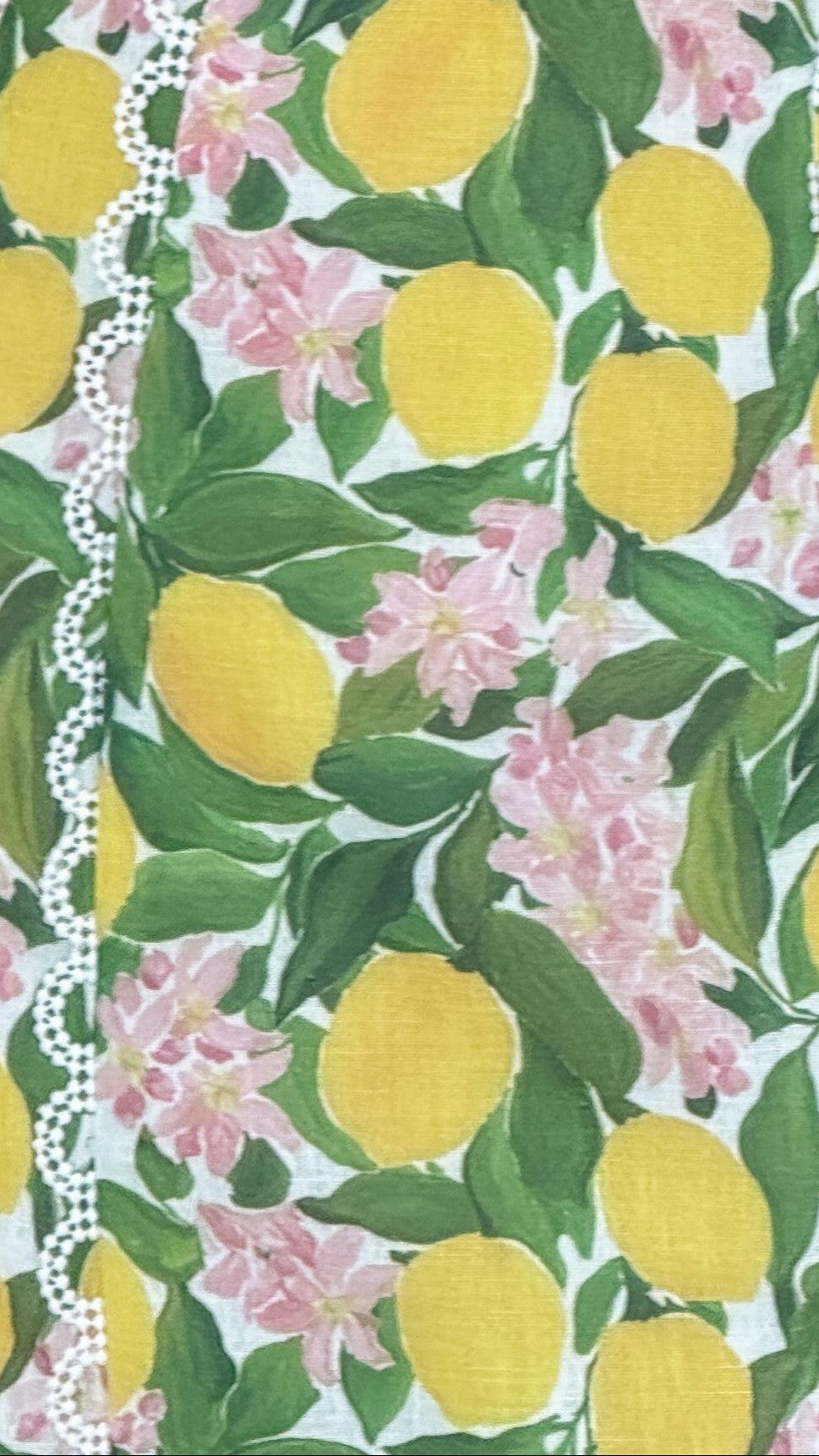 Nova Crop Top - Lemon Print
