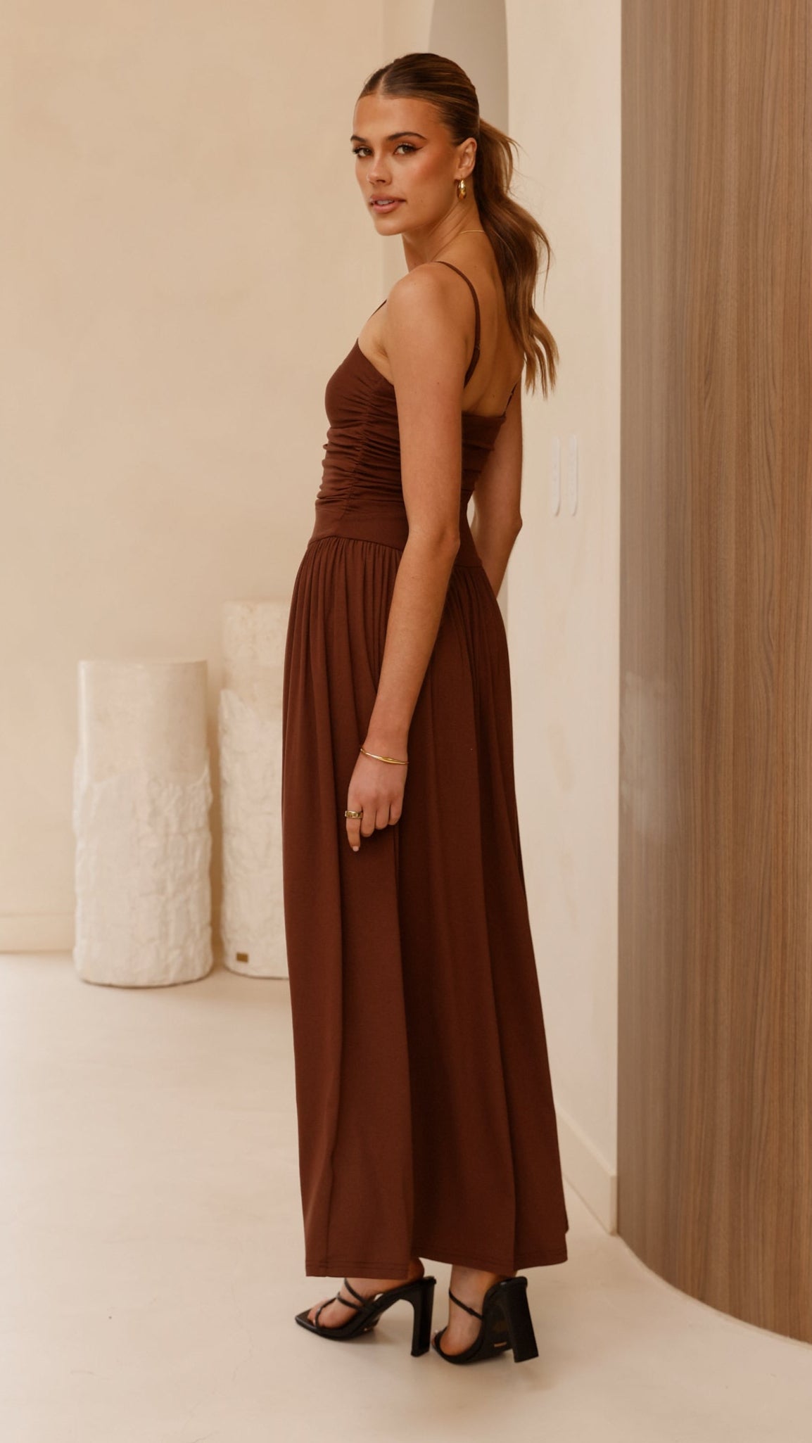 Libertine Maxi Dress - Chocolate