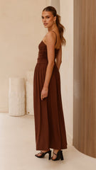 Libertine Maxi Dress - Chocolate