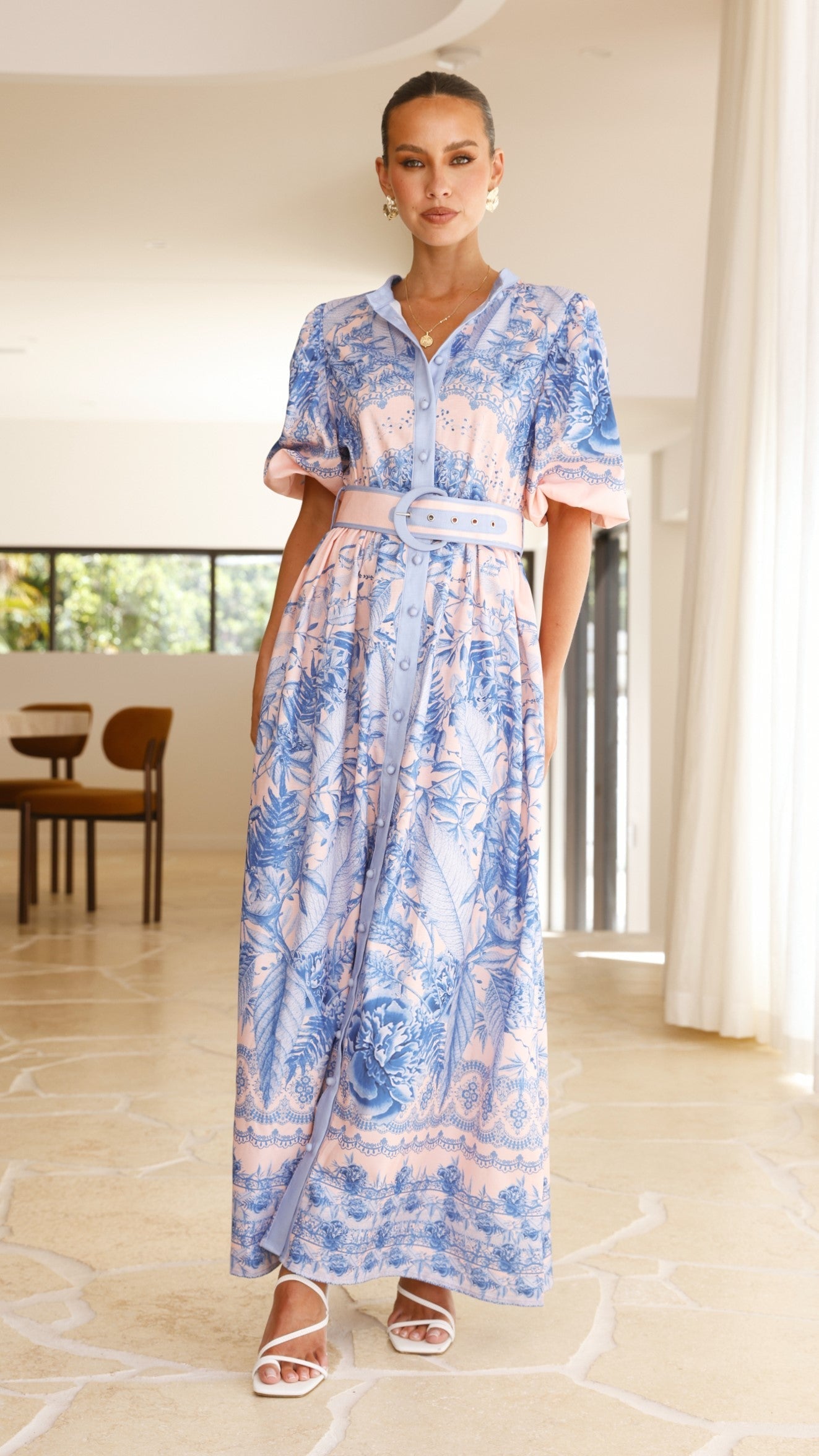 Vania Maxi Dress - Madeline Blue