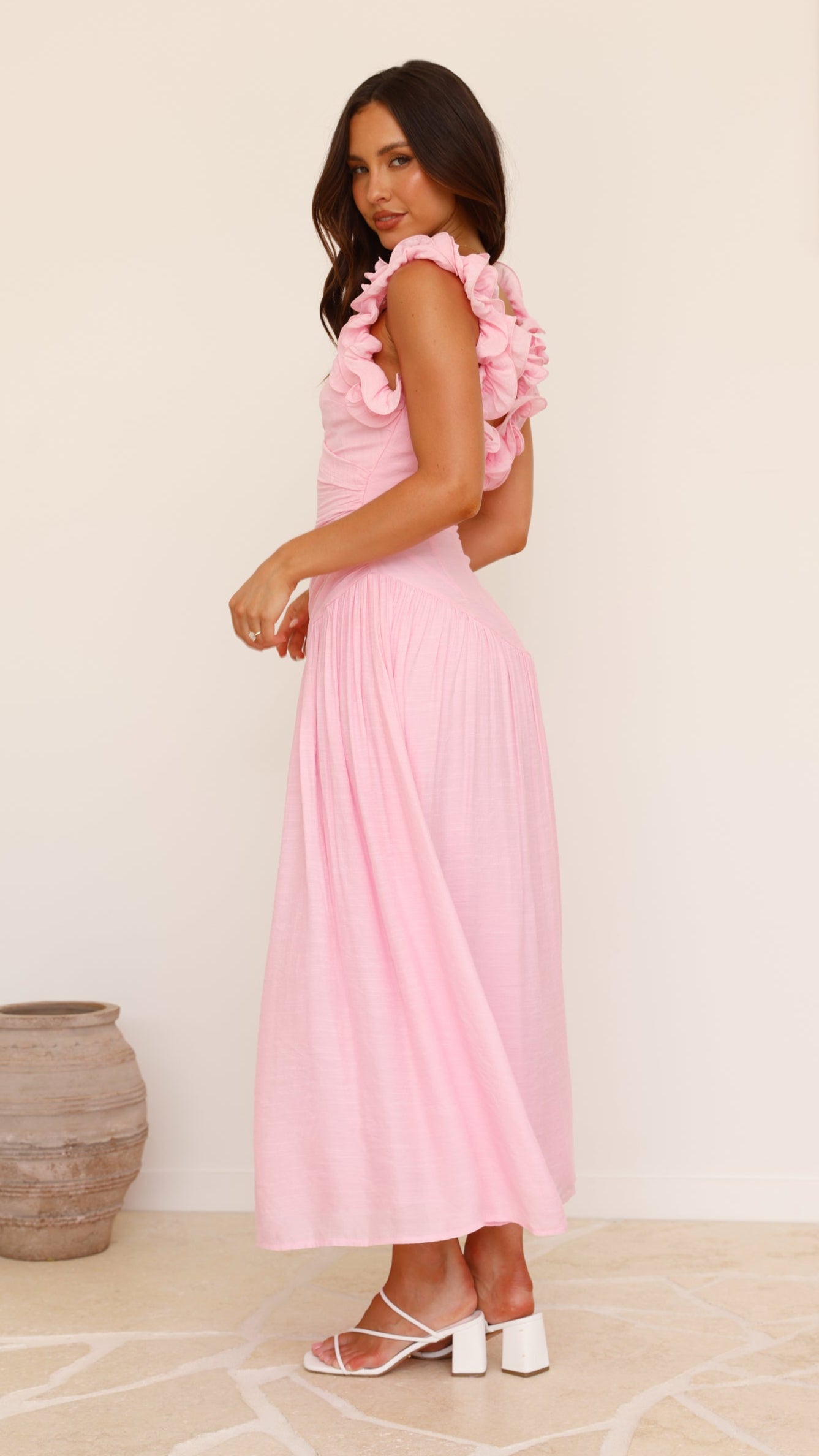 Alma Maxi Dress - Pink