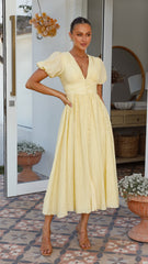 Faiz Maxi Dress - Yellow