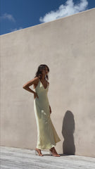 Ziah Maxi Dress - Yellow