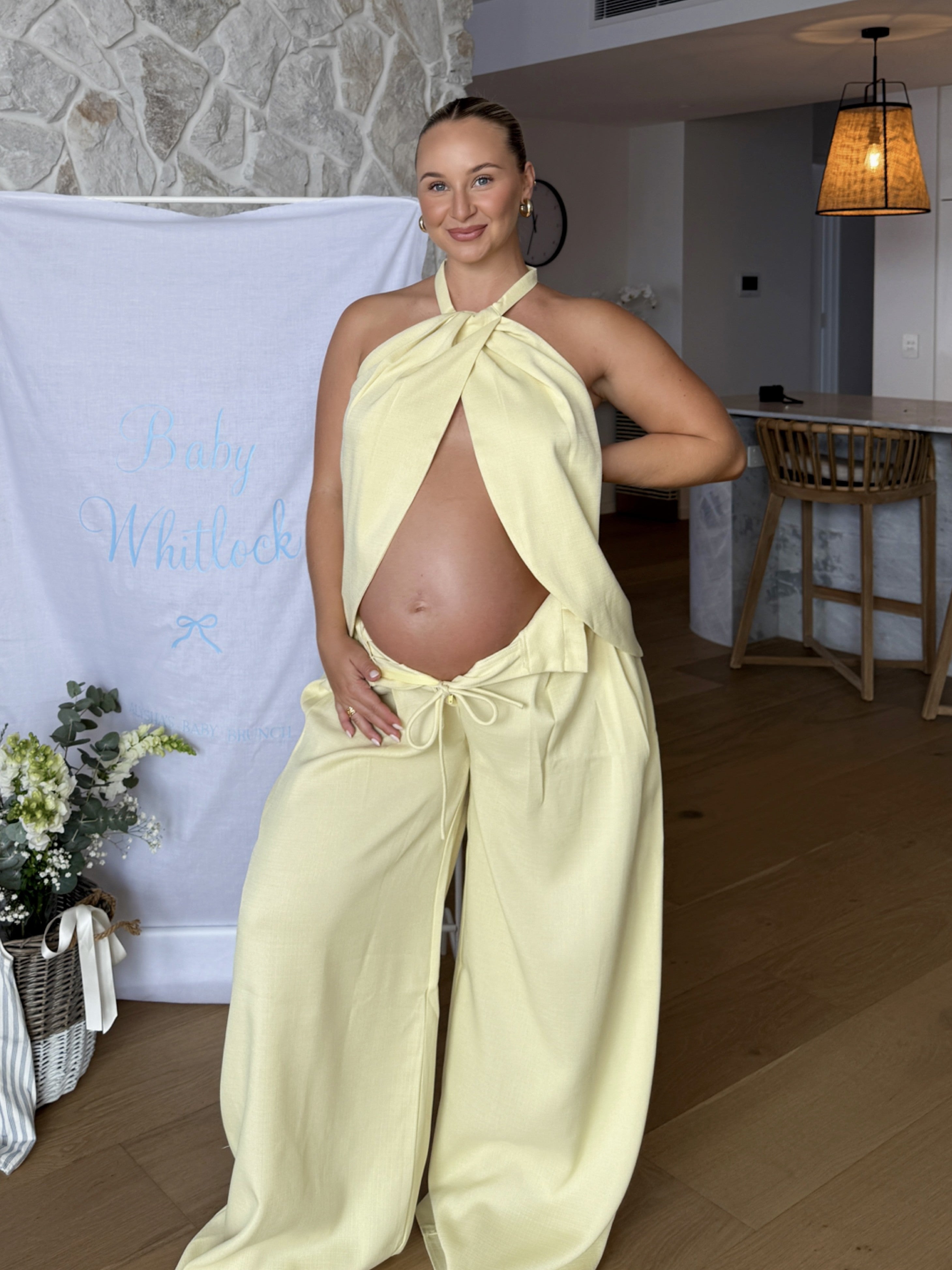 Melinda Halter Top - Soft Yellow