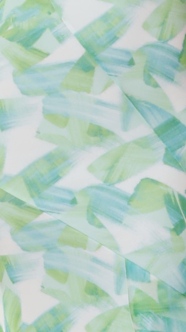 Zinnia Midi Dress - Green Floral