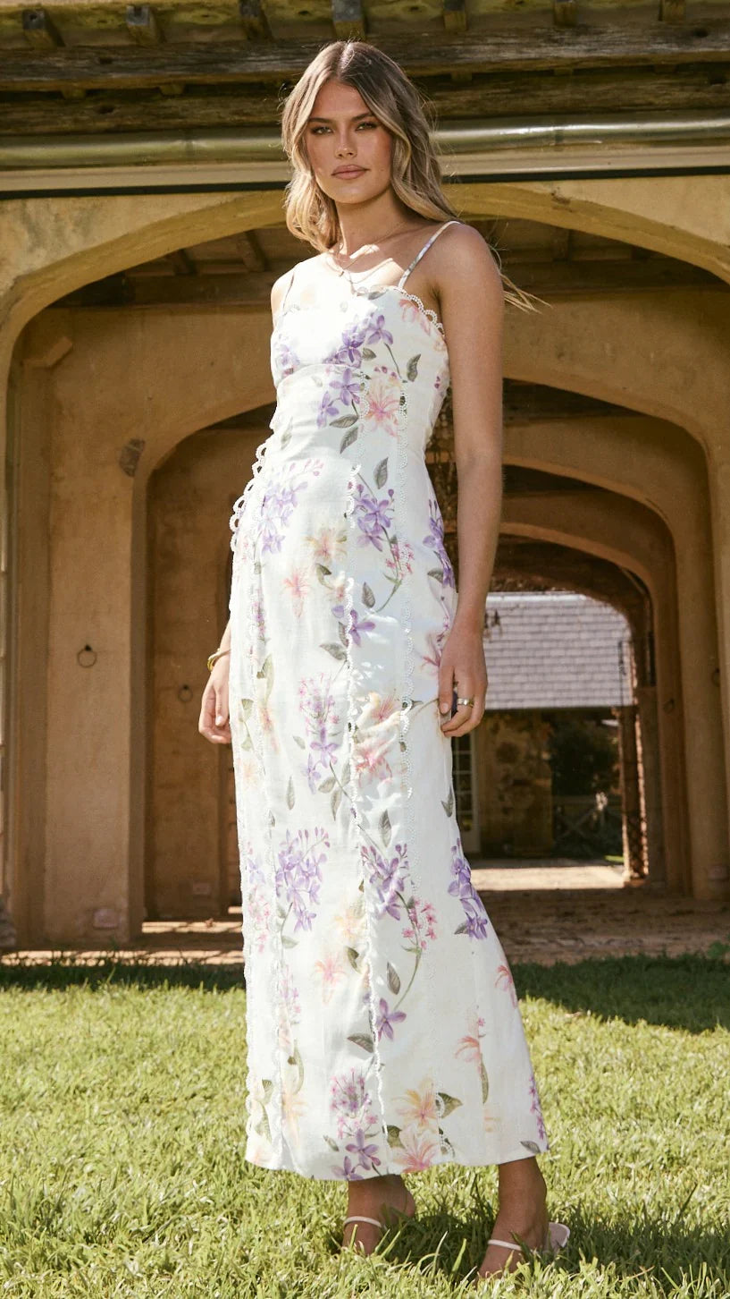 Carlia Maxi Dress - Botanical Bloom