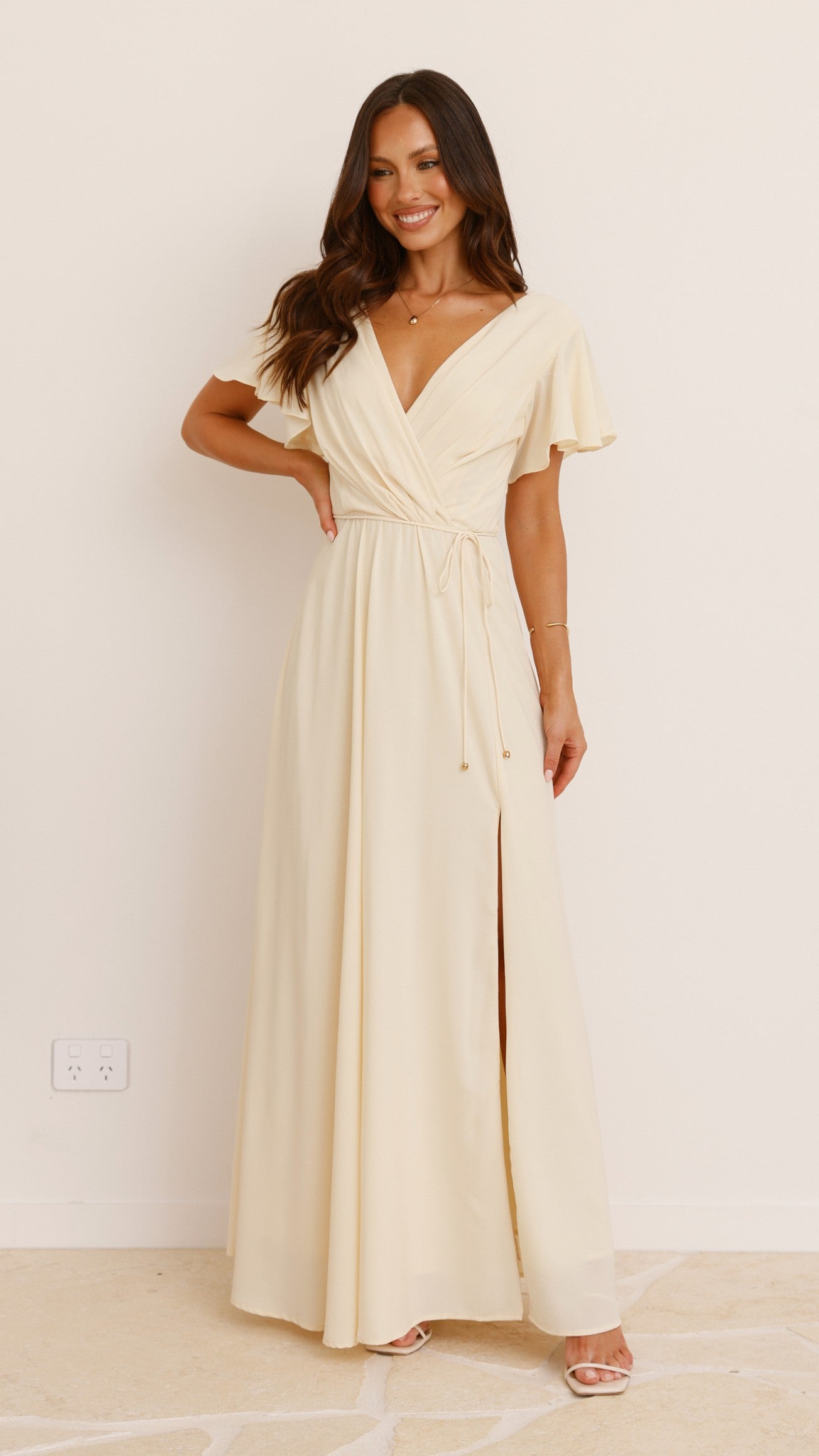 Charlize Maxi Dress - Yellow