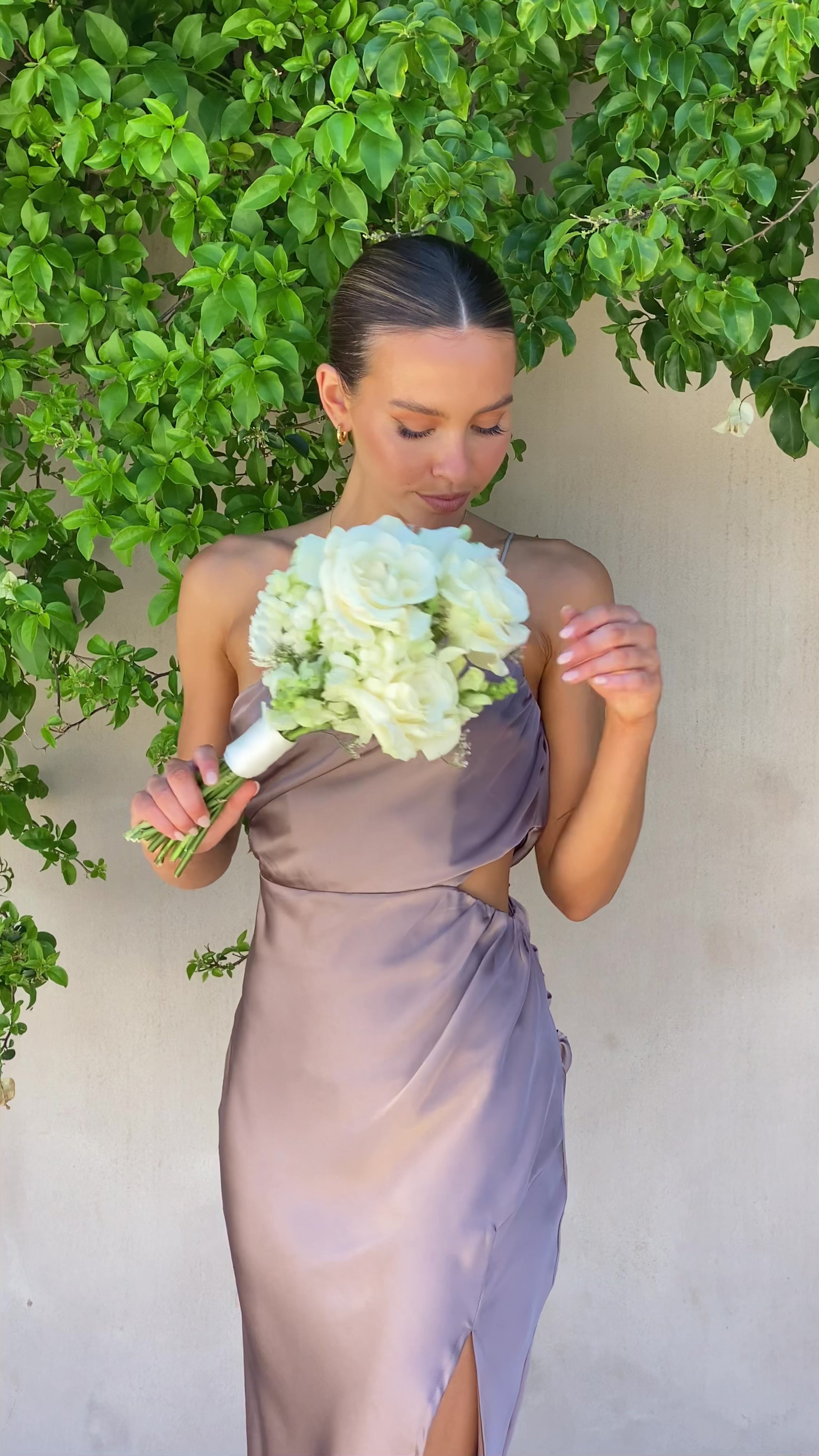 Nyla Maxi Dress - Mushroom
