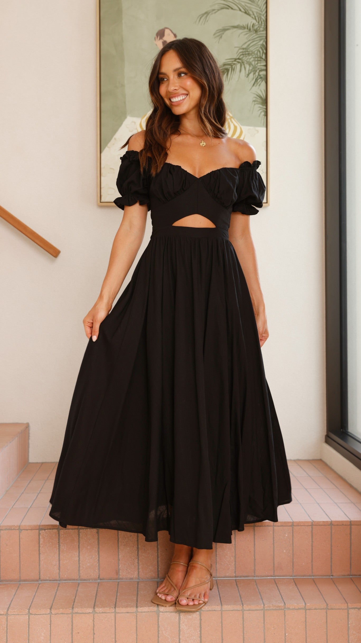 Hulu Maxi Dress - Black