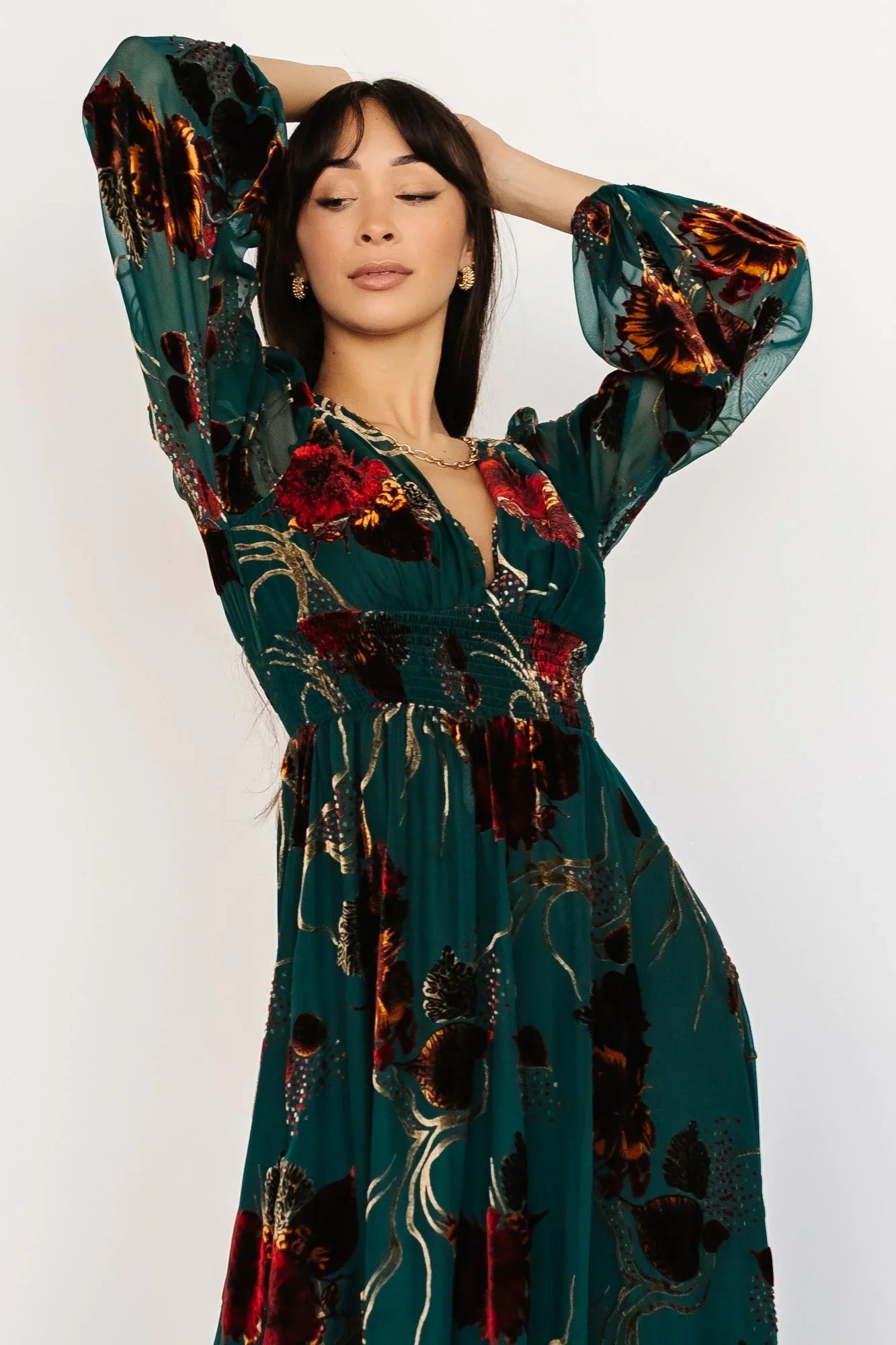 Mikla Maxi Dress | Jade Multi