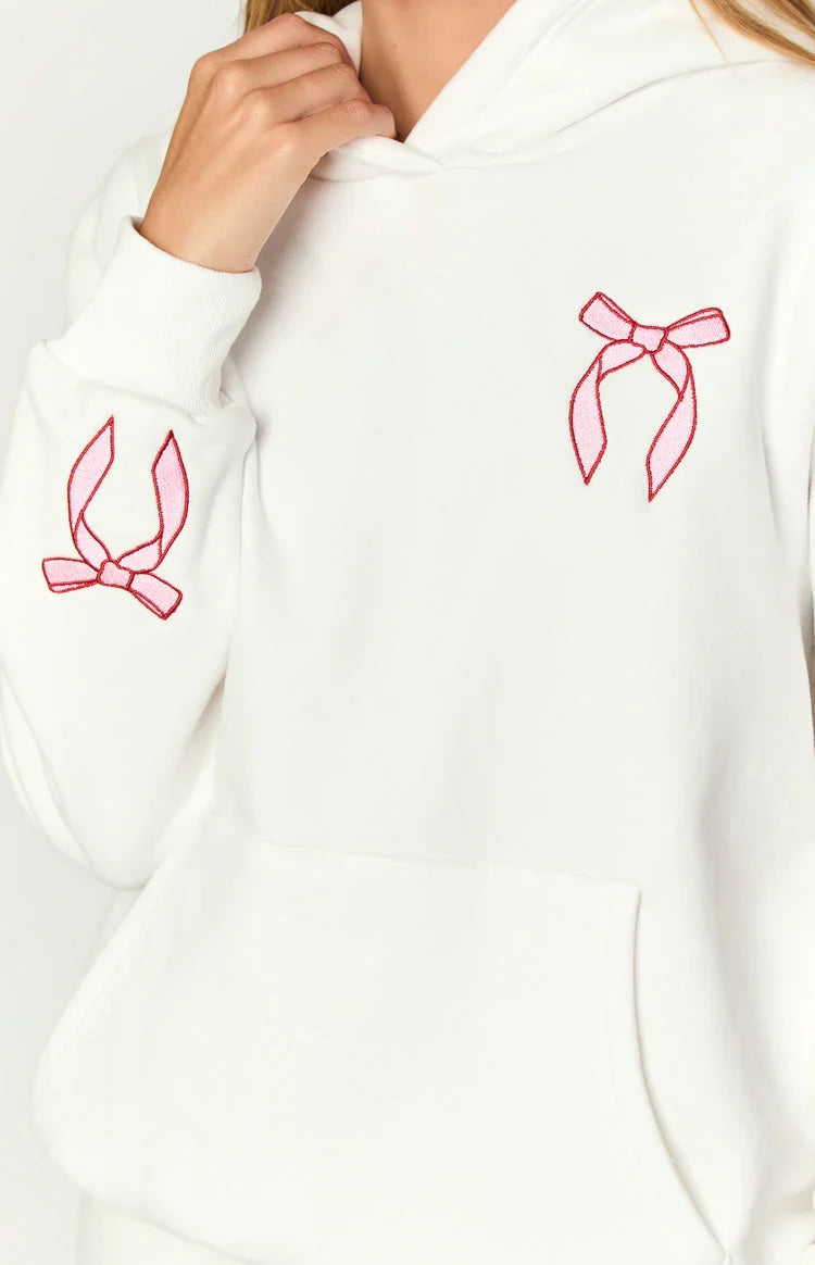 Beginning White Sweetie Hoodie