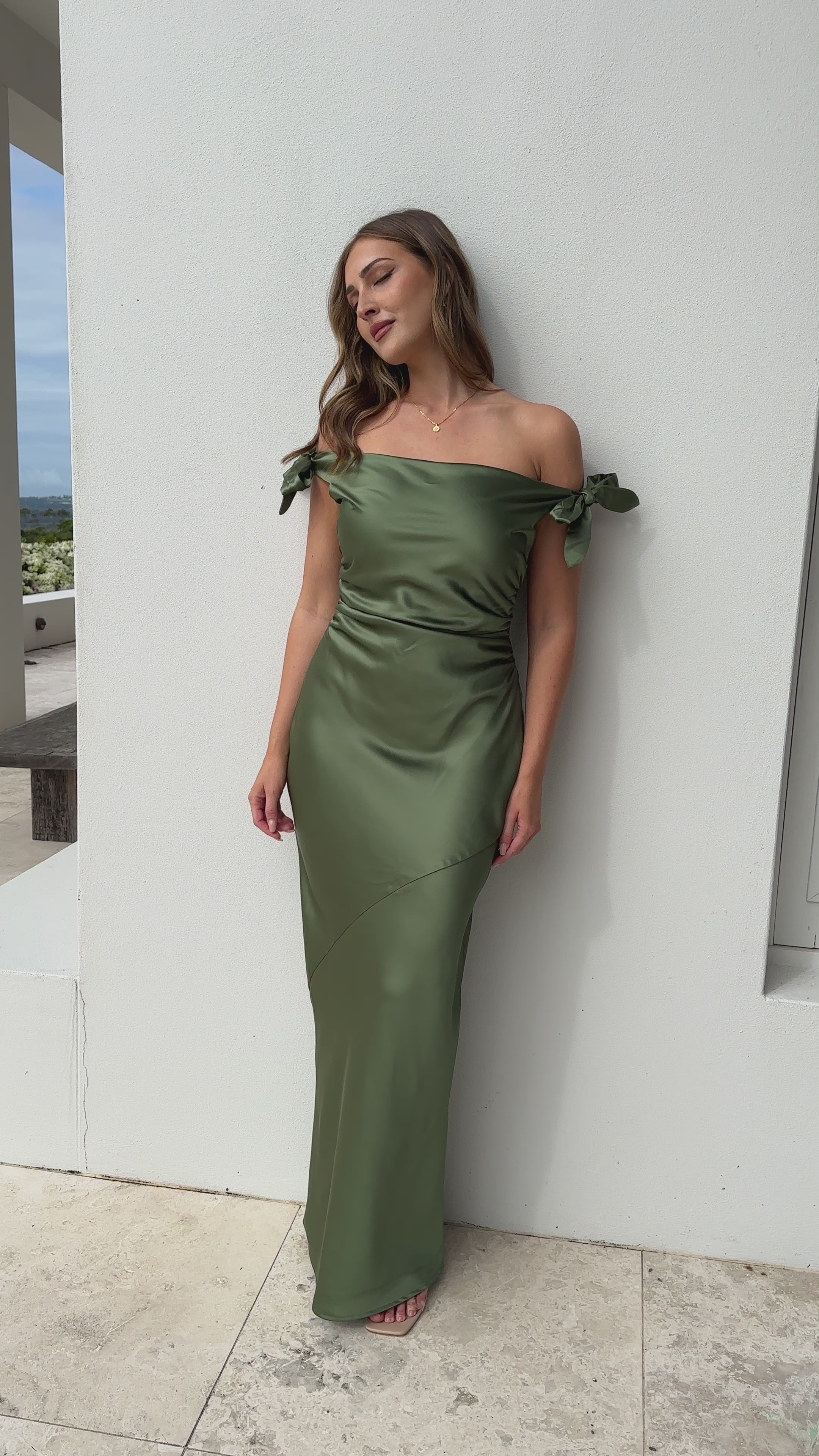 Frida Maxi Dress - Olive