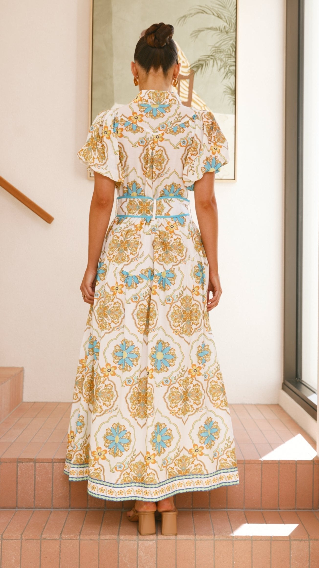 Parson Maxi Dress - Supernova Print