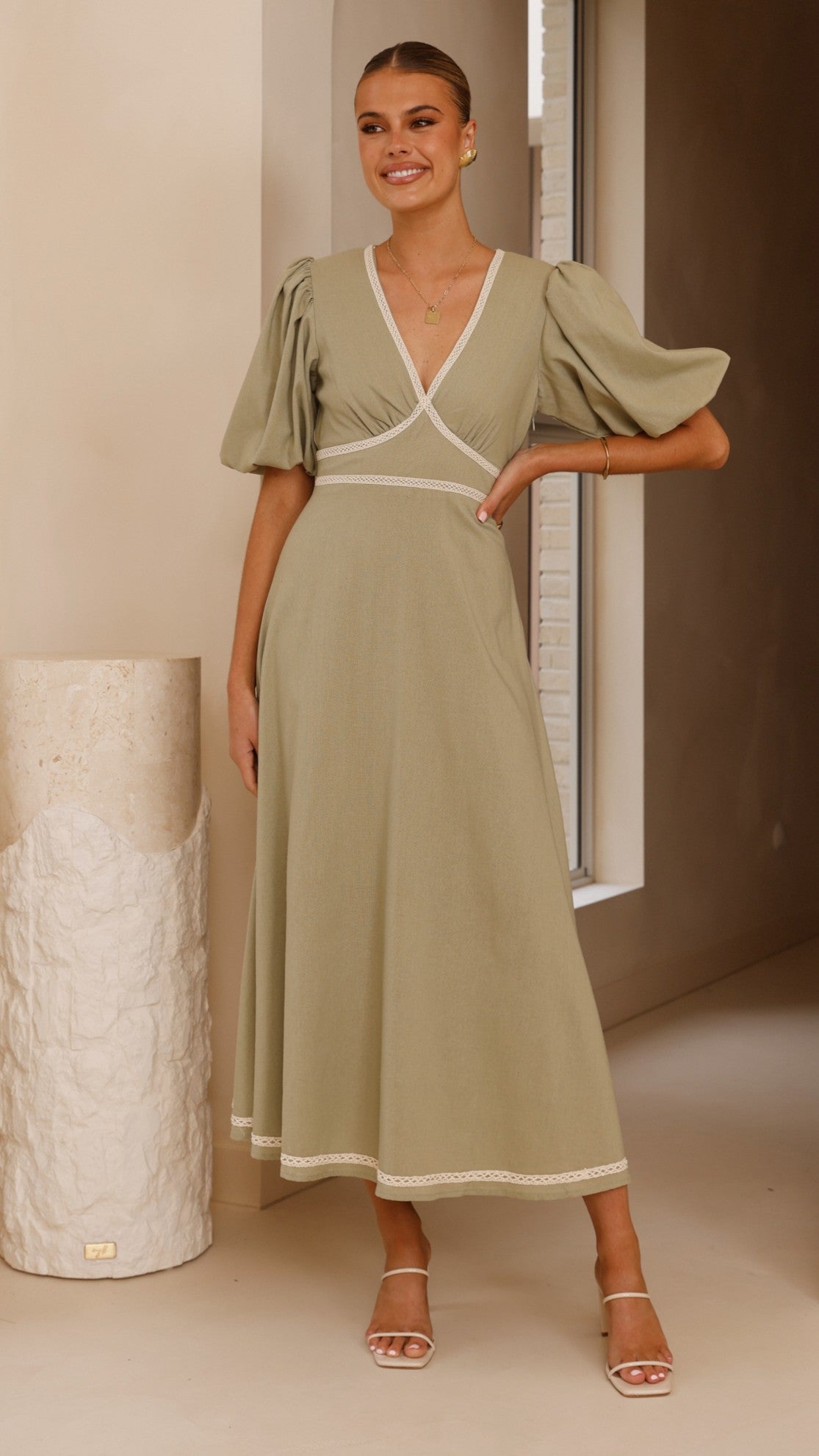 Nakisha Maxi Dress - Sage
