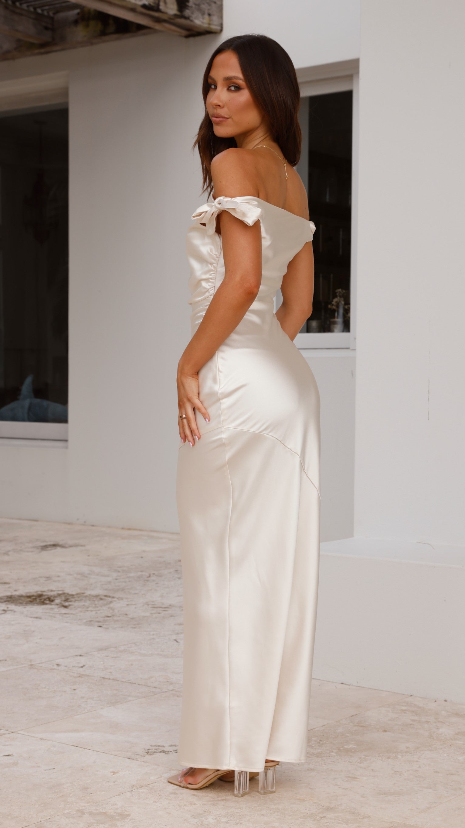 Frida Maxi Dress - Champagne