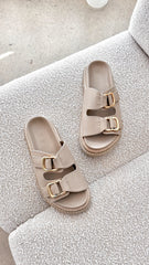 Alessia Slide - Stone