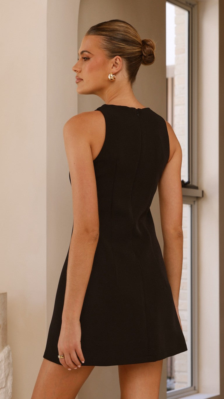 Daray Mini Dress - Black / Star