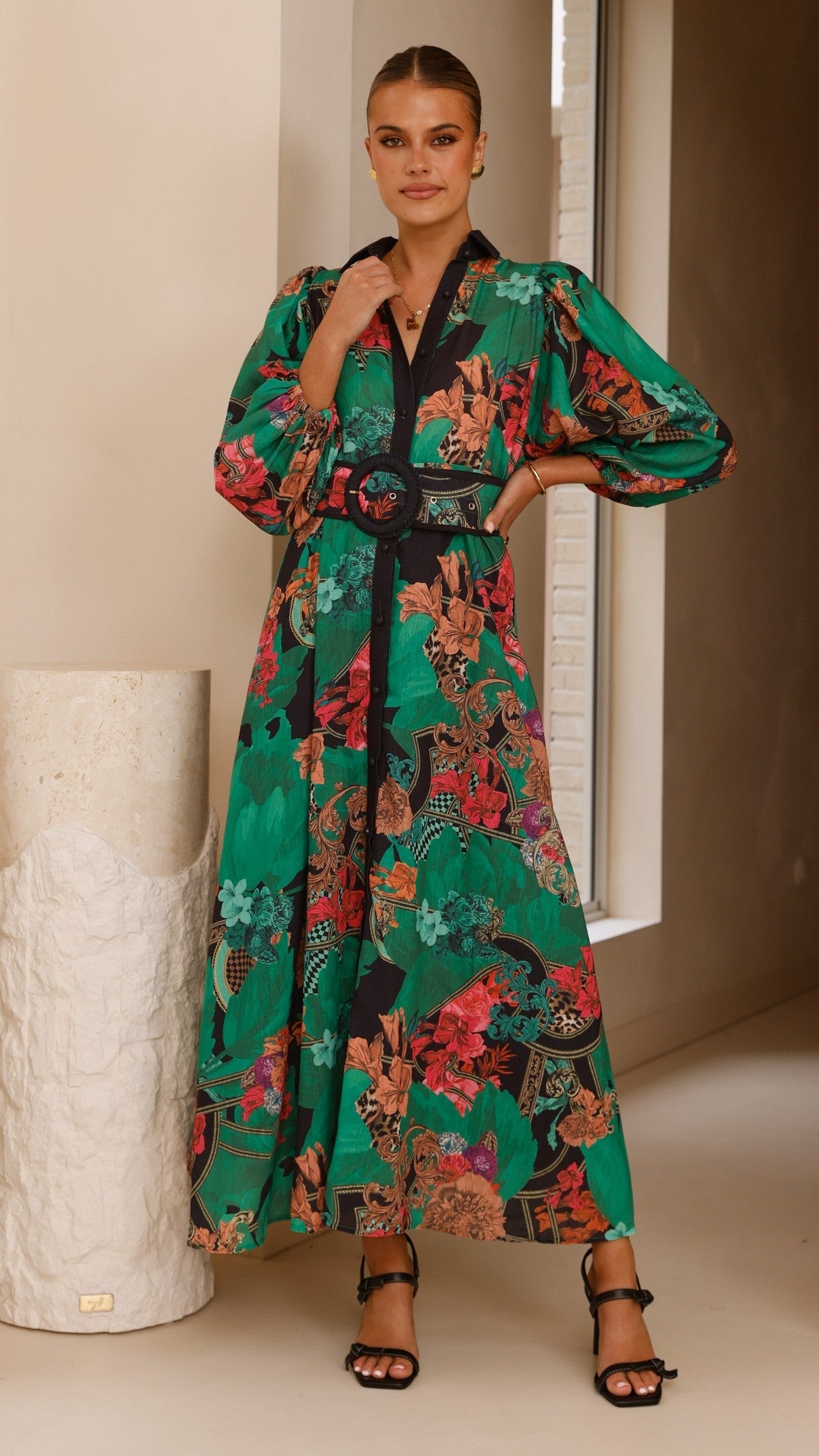 Lucinda Maxi Dress - Green
