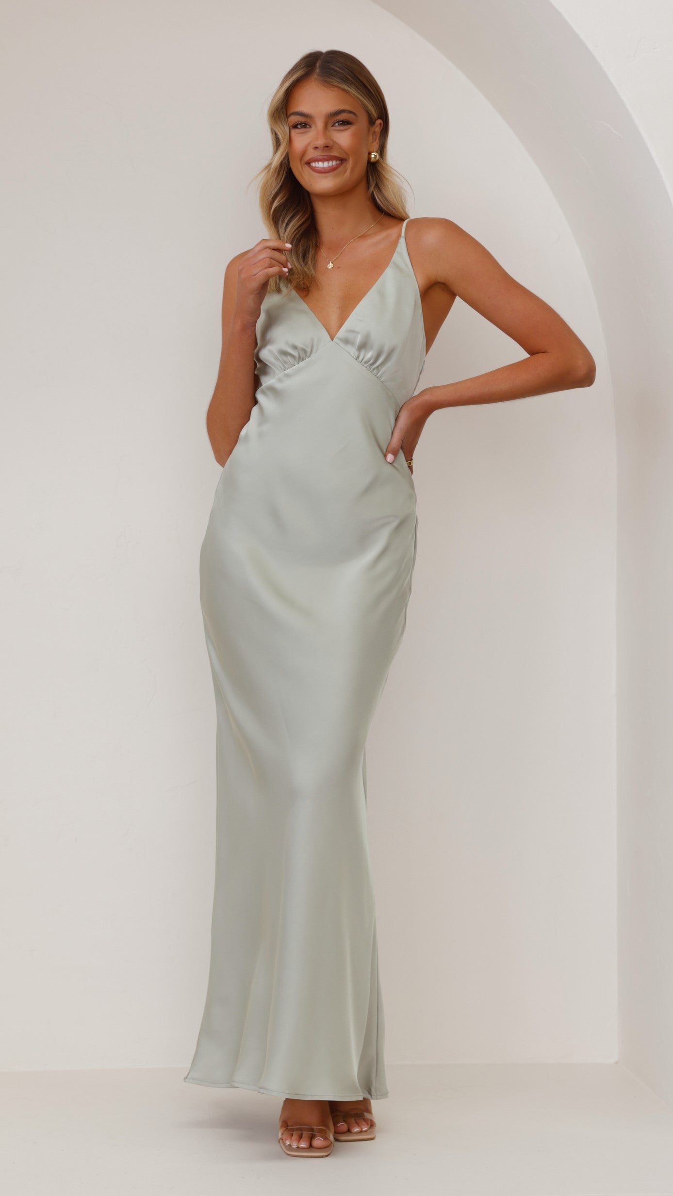 Ziah Maxi Dress - Olive