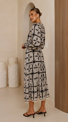 Lani Maxi Dress - Cortana Print