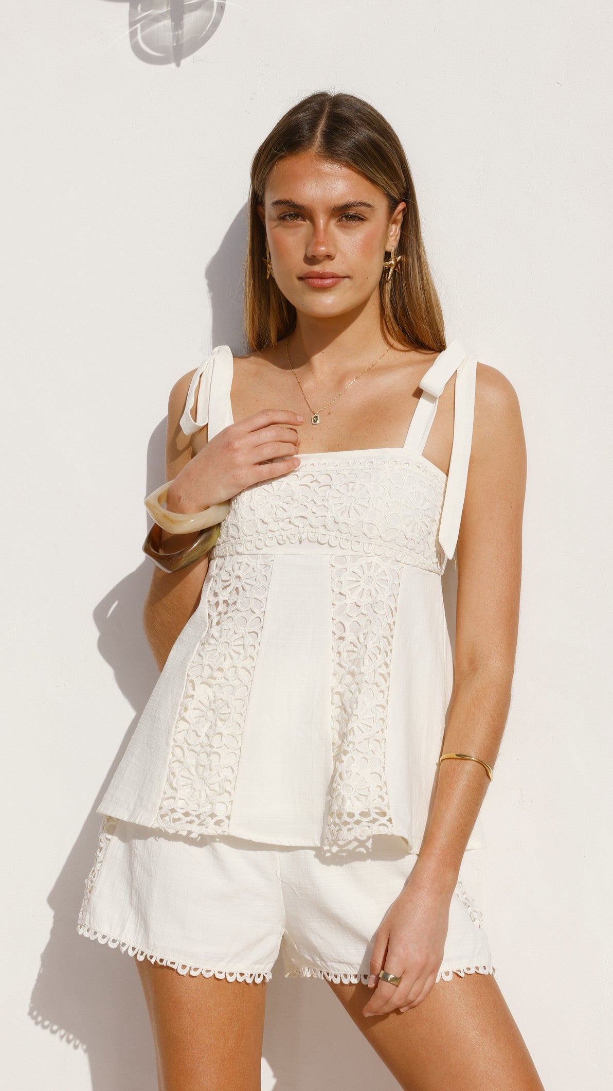 Kamara Shorts - Cream