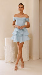 Lanelle Mini Dress - Blue