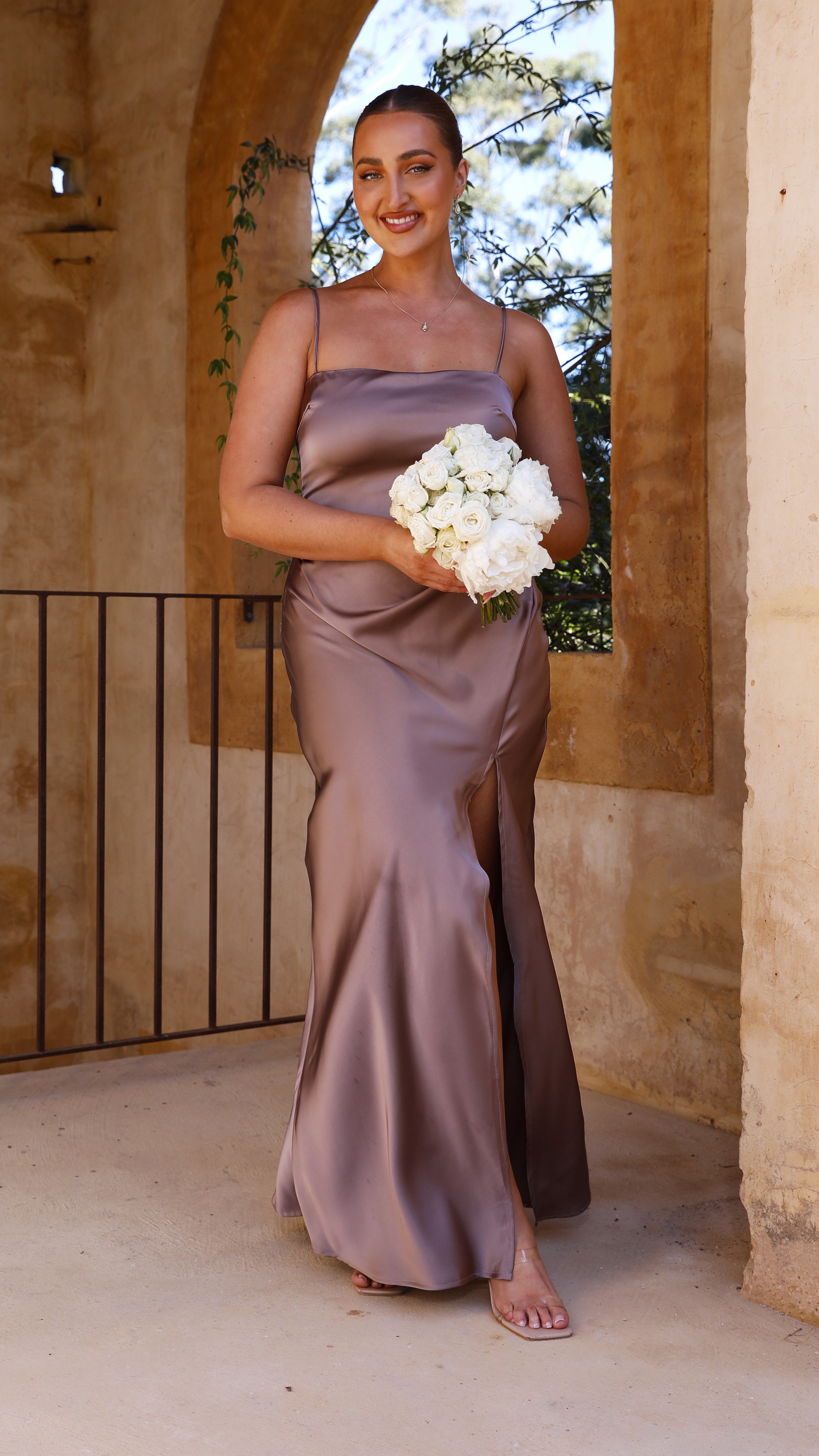 Ilana Maxi Dress - Mushroom