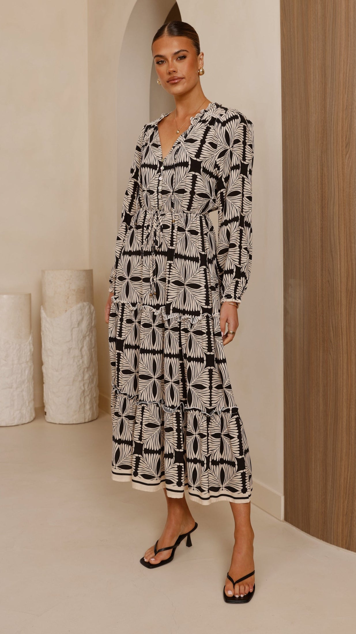 Lani Maxi Dress - Cortana Print