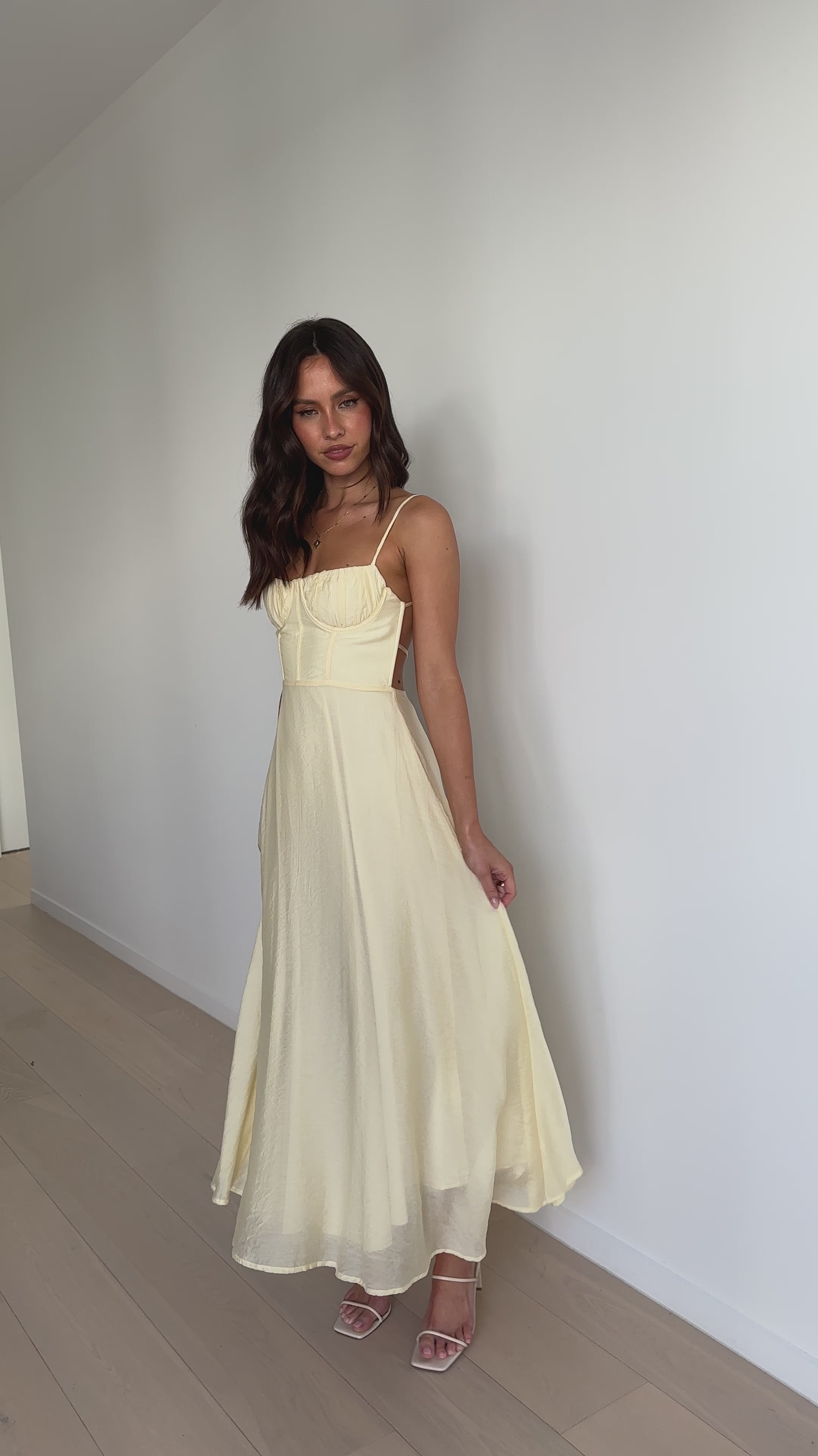 Rahima Maxi Dress - Yellow