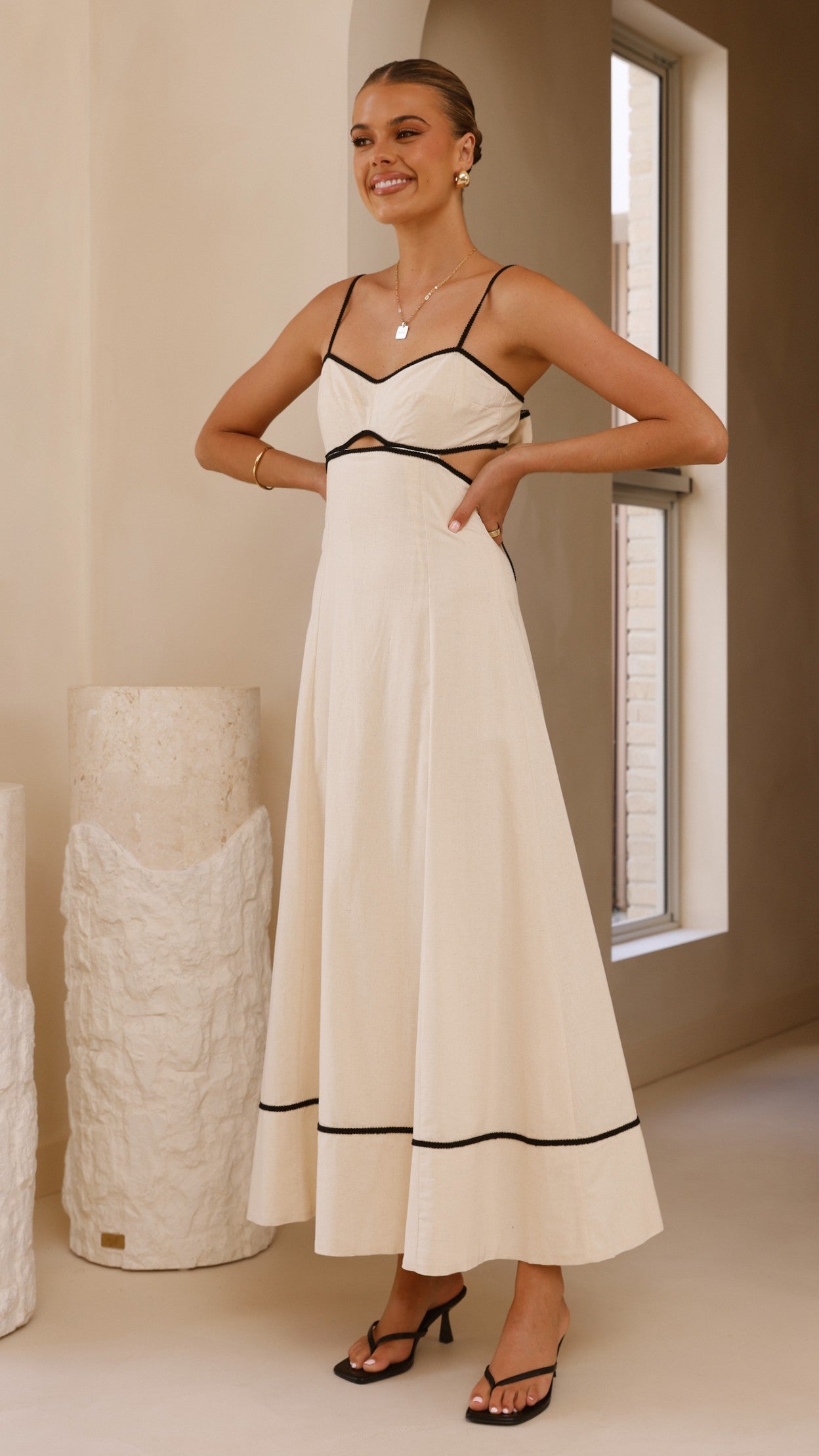 Nereda Maxi Dress - Cream