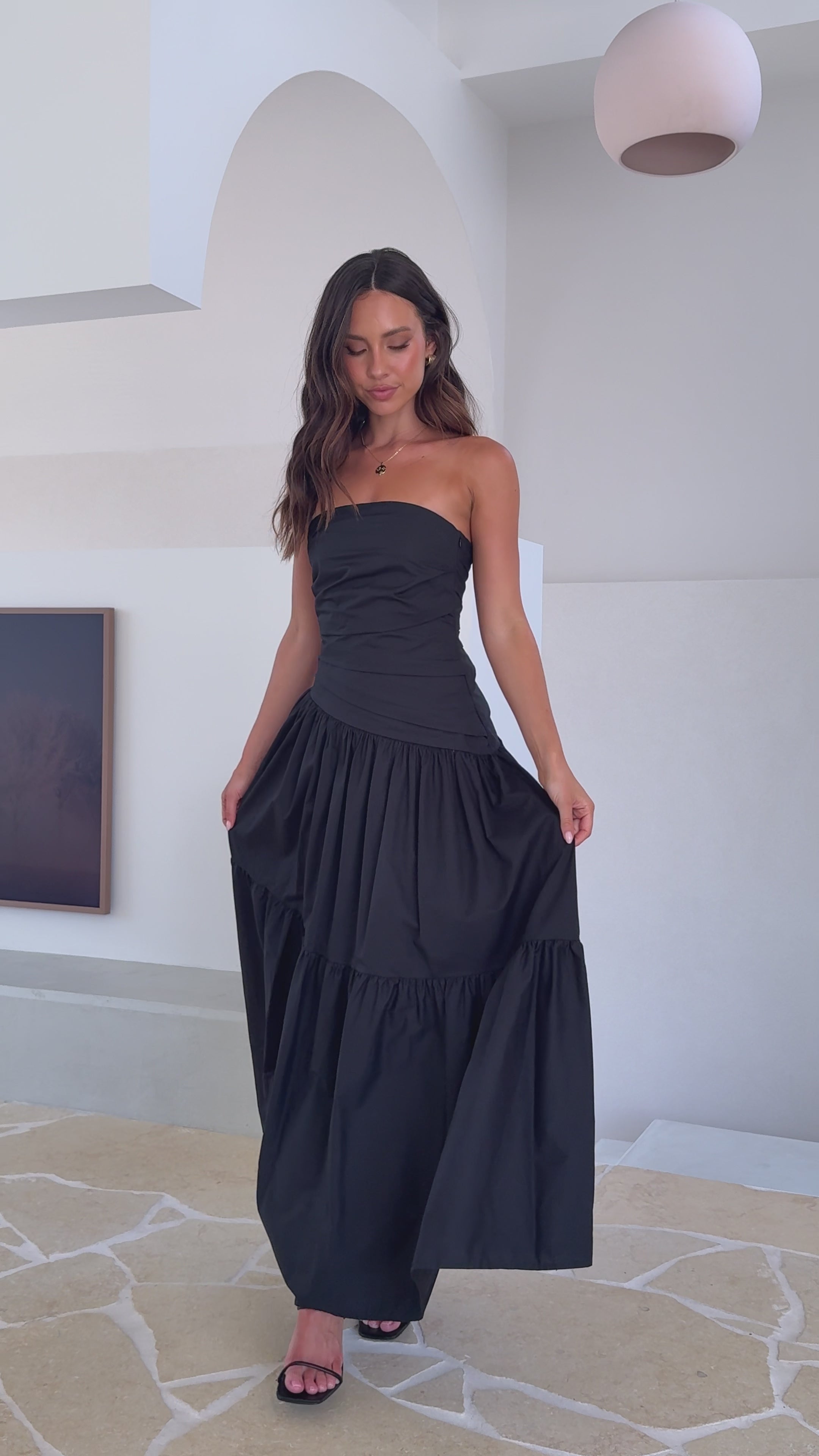 Lola Maxi Dress - Black