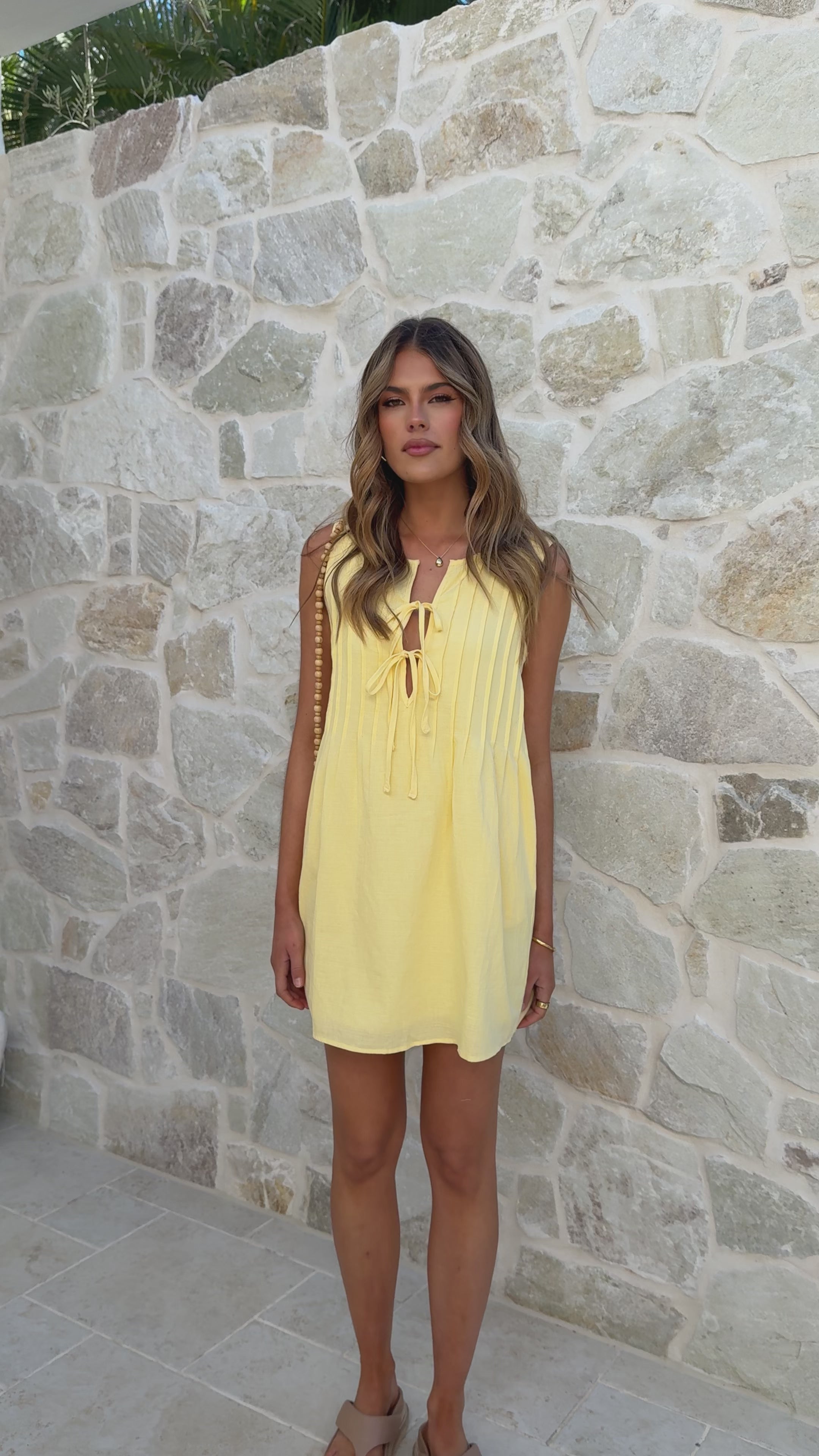 Sahara Mini Dress - Yellow