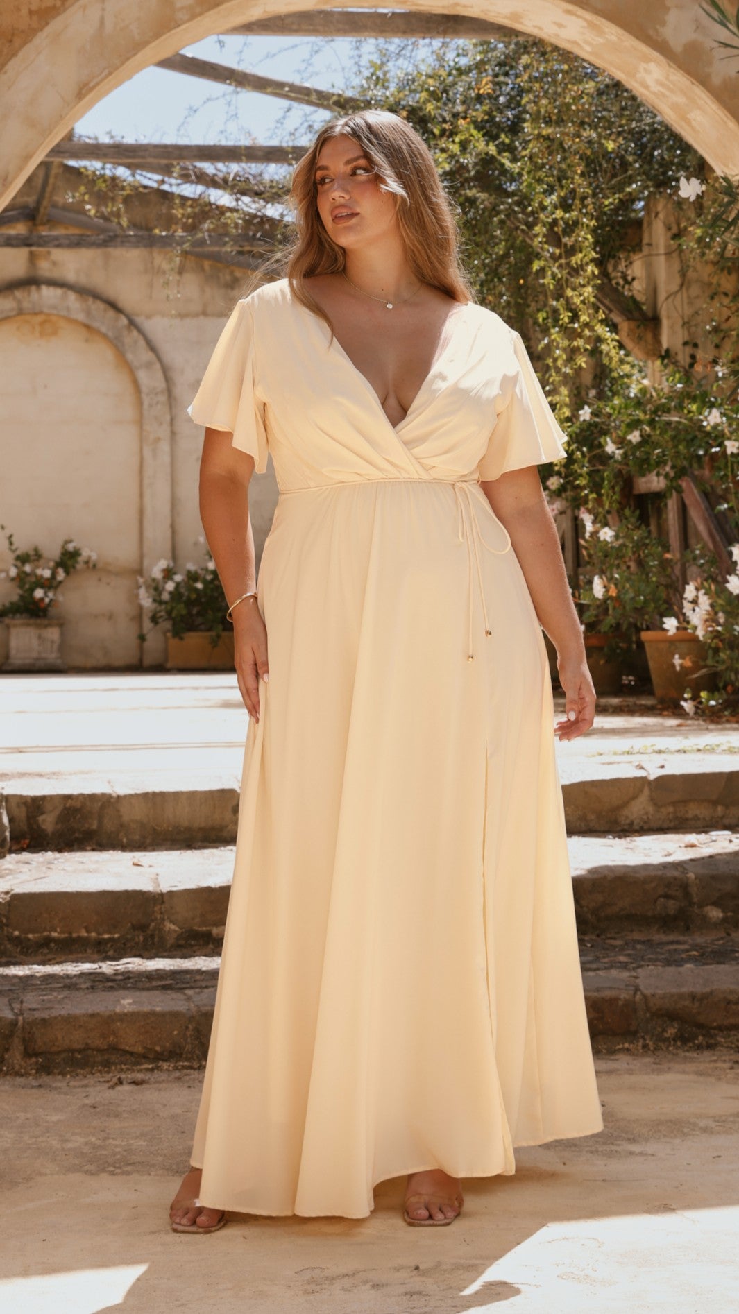 Charlize Maxi Dress - Yellow