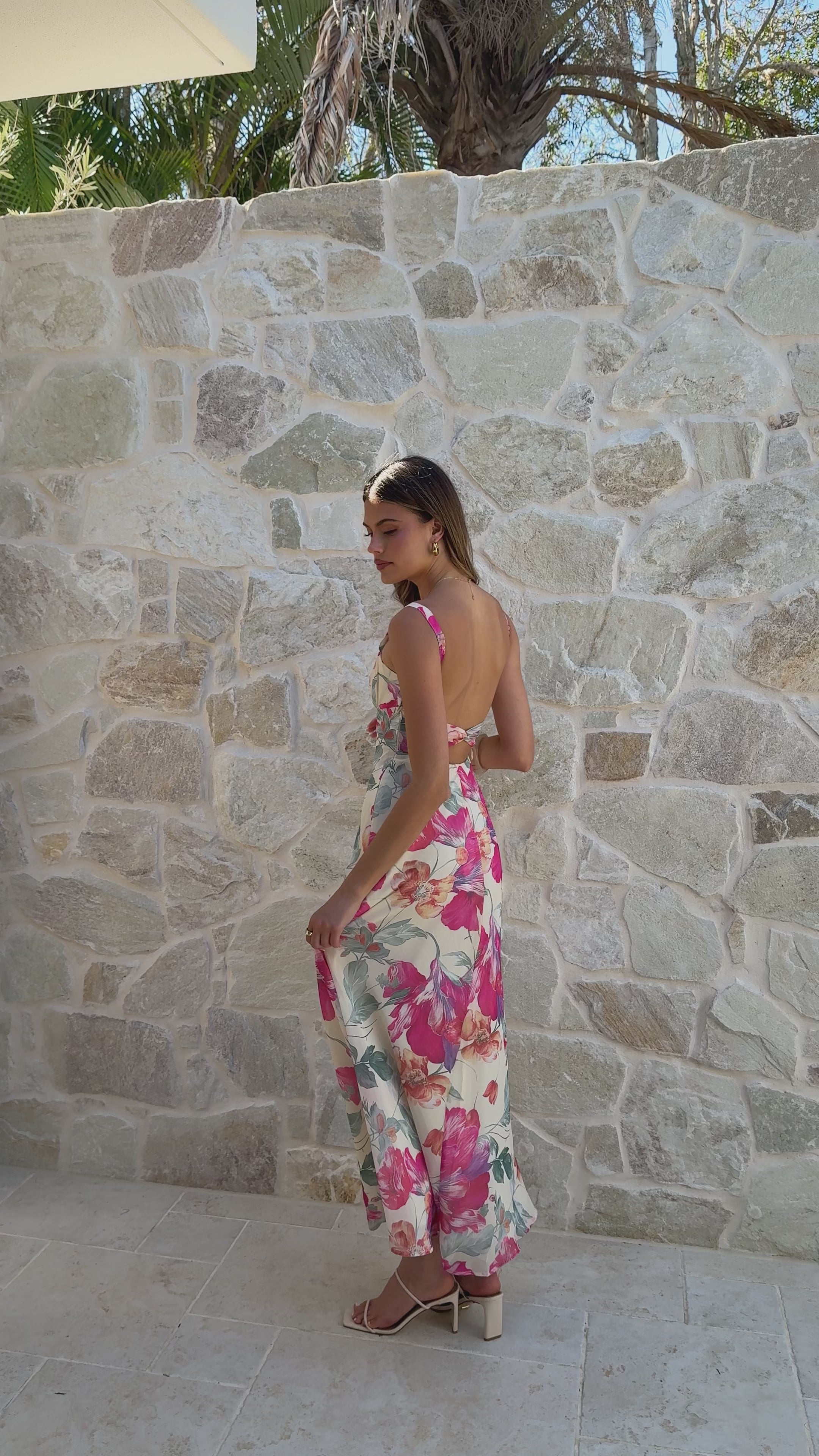 Katana Midi Dress - Spring Floral