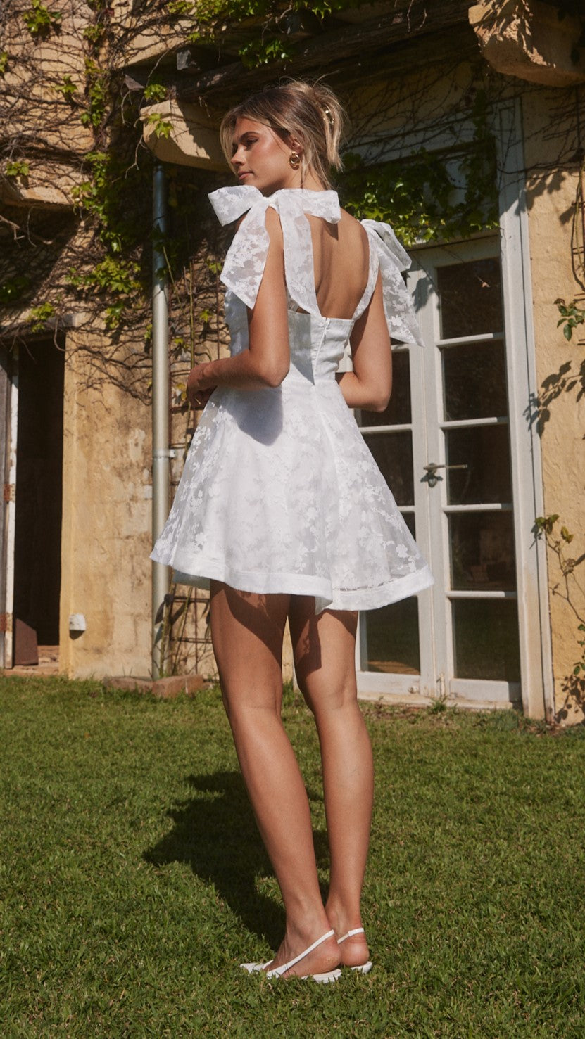 Karis Mini Dress - White