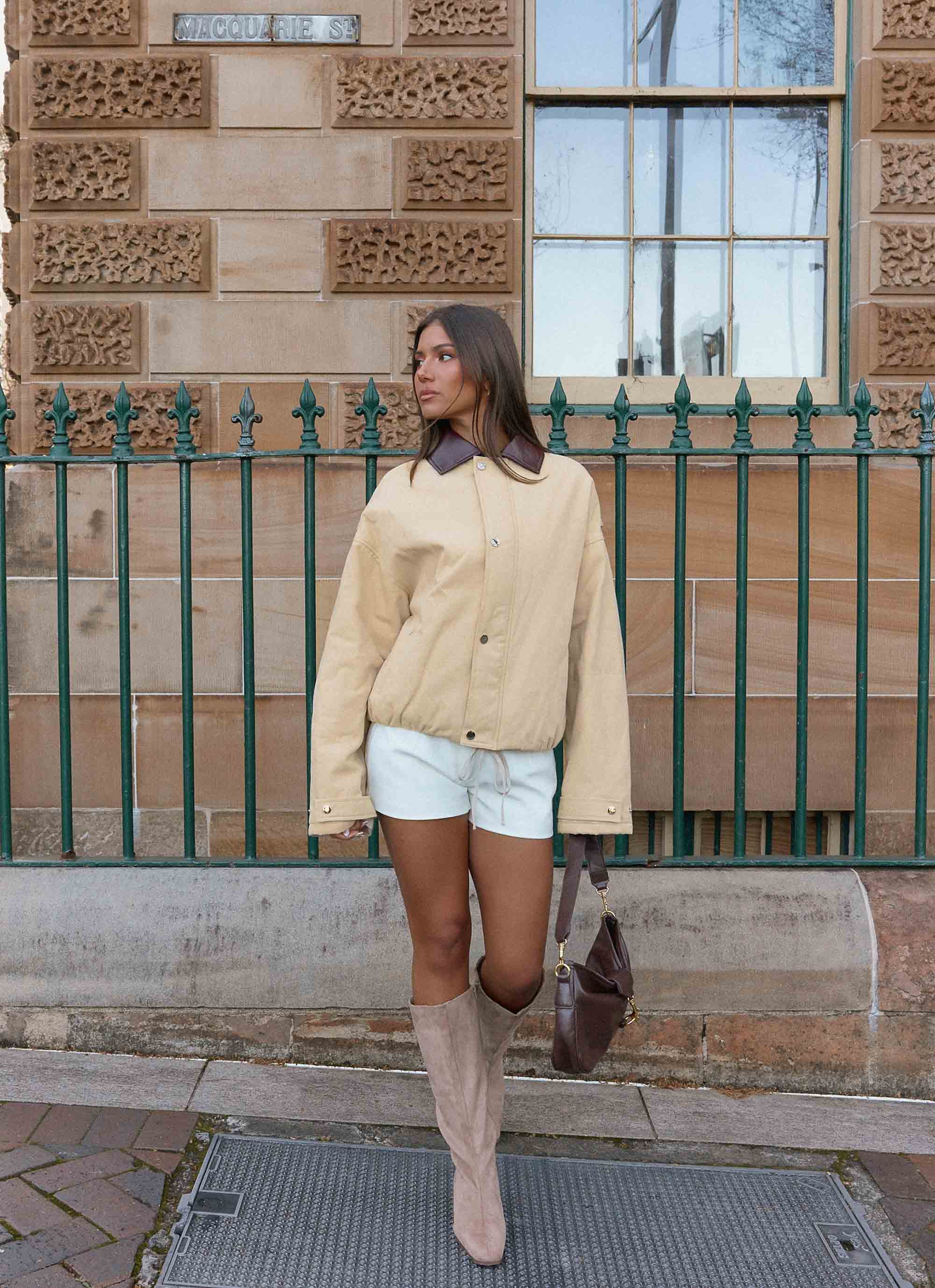 Airplane Mode Twill Blouson Jacket - Natural