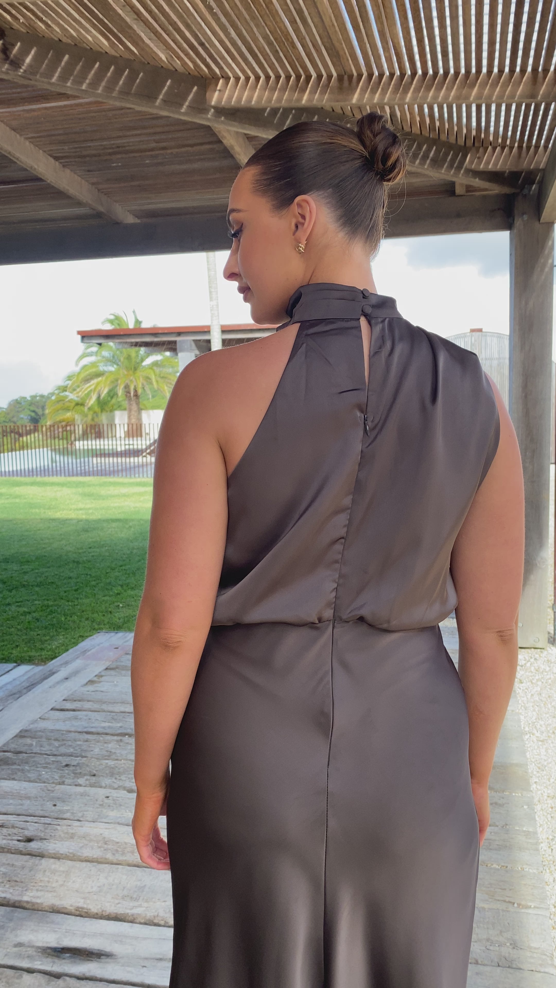 Esther Maxi Dress - Espresso