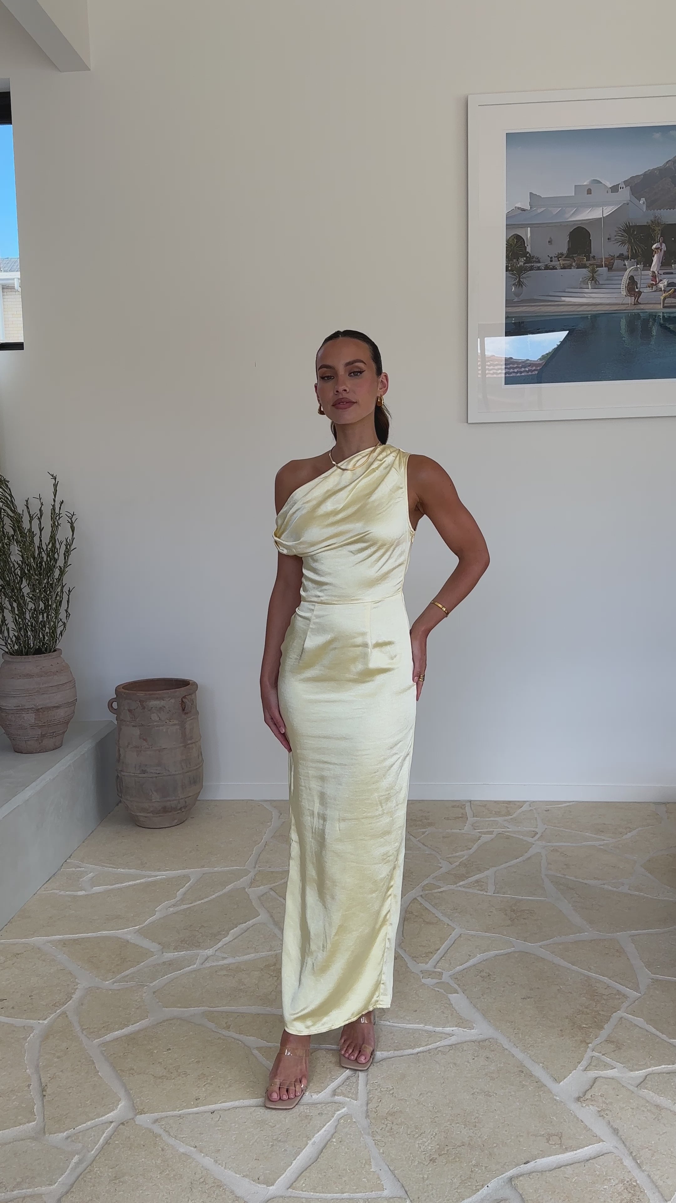 Harlowe Maxi Dress - Yellow