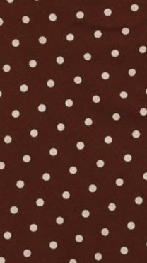 Benni Asymmetric Mini Dress - Chocolate/Nude Spot