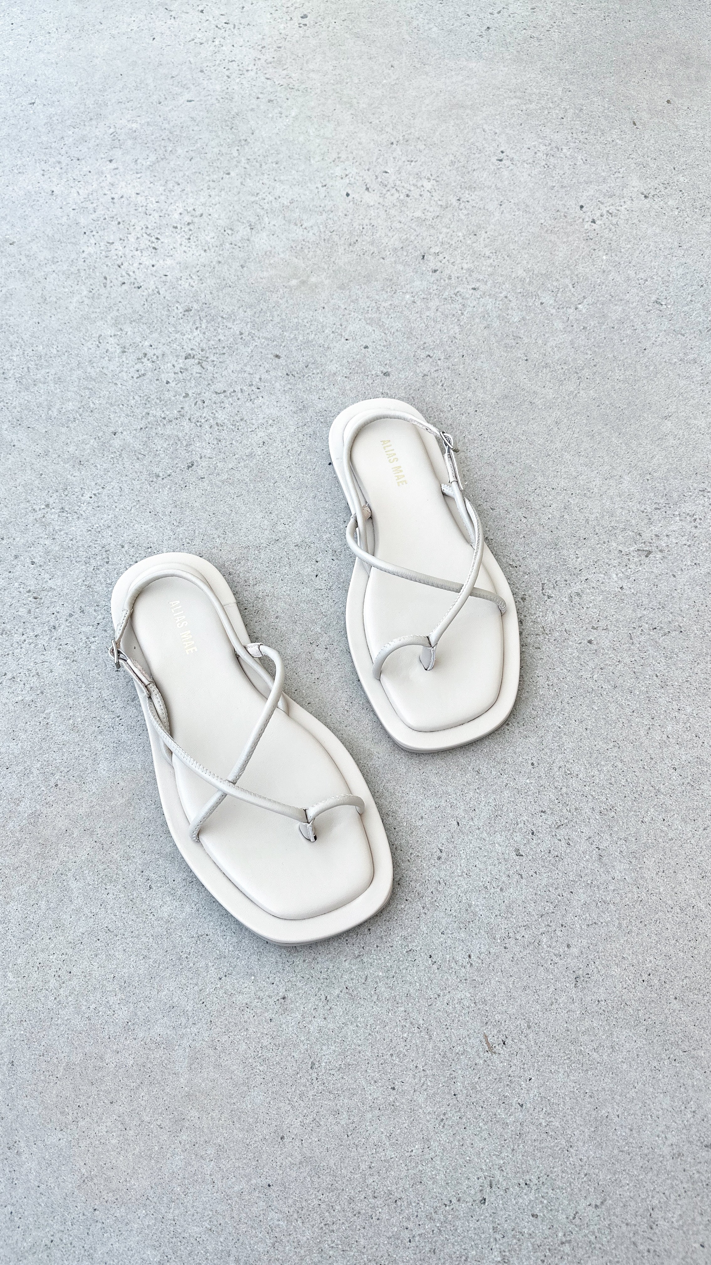 Kendall Sandal - Bone Leather
