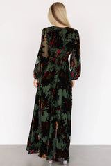 Mikla Maxi Dress | Wintergreen Multi