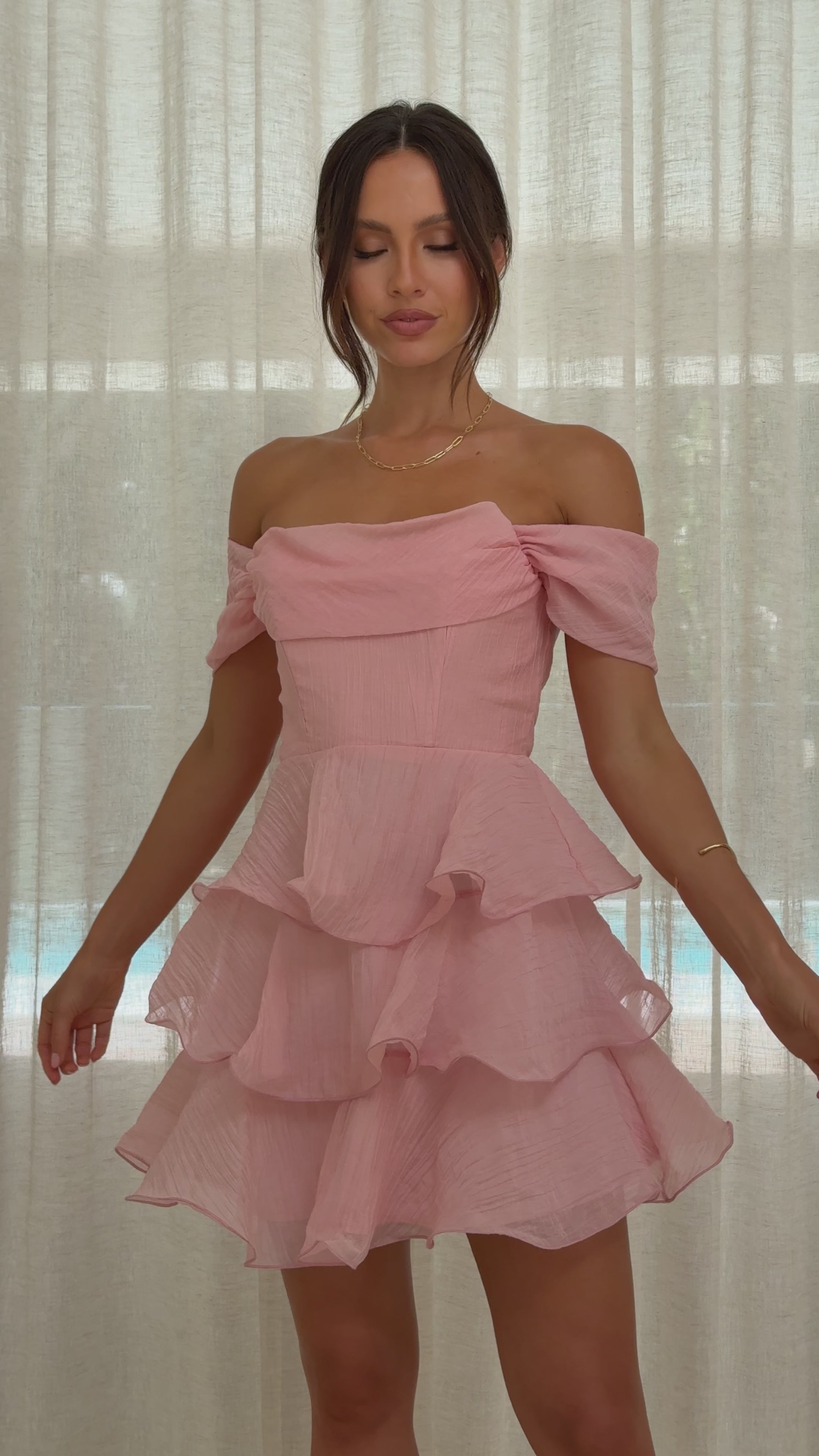 Lanelle Mini Dress - Pink