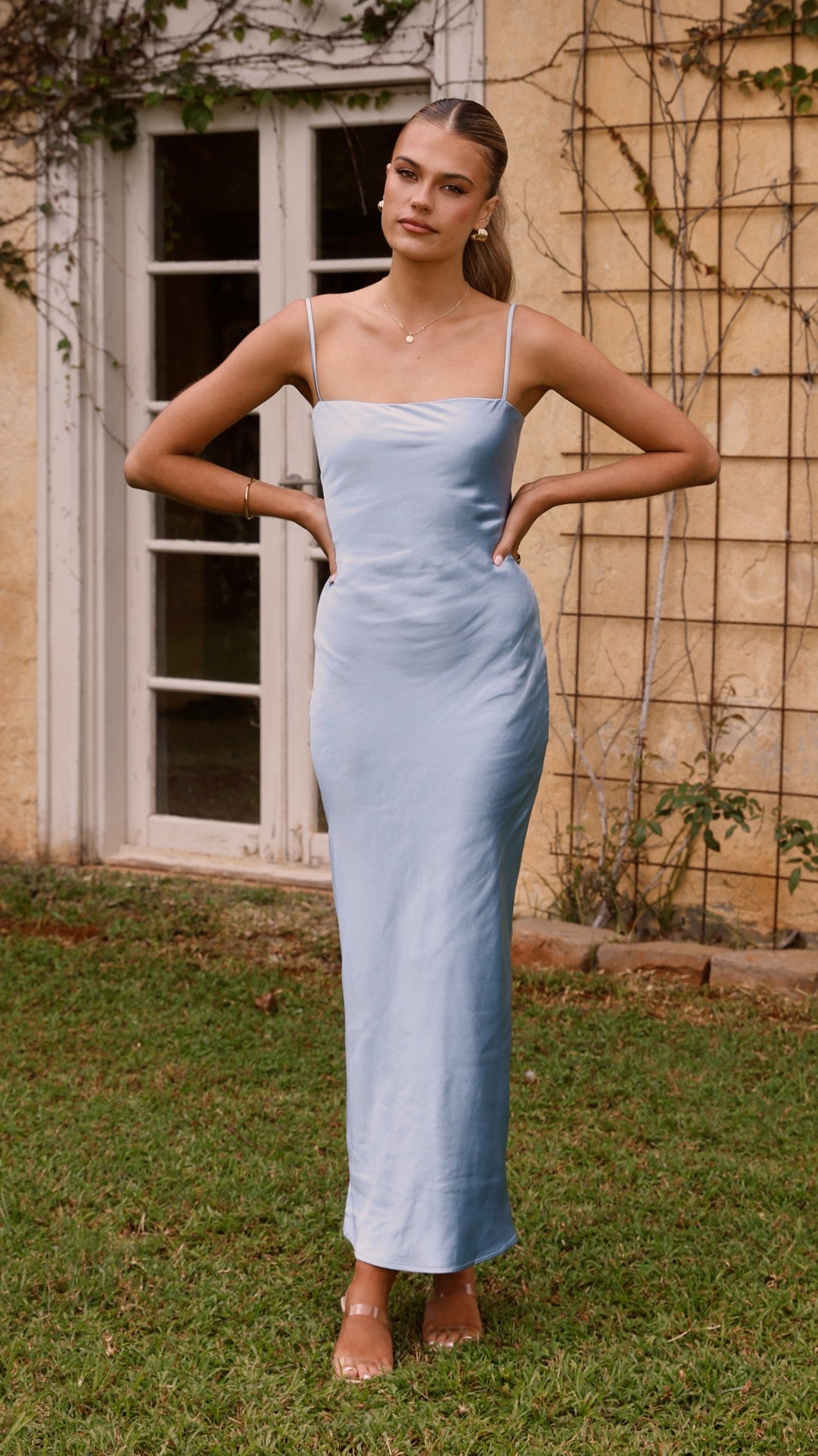 Keira Maxi Dress - Baby Blue