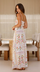 Jaylene Maxi Dress - Leah Print