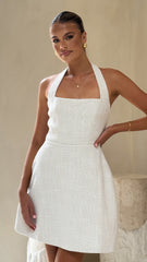 Kristen Mini Dress - Cream