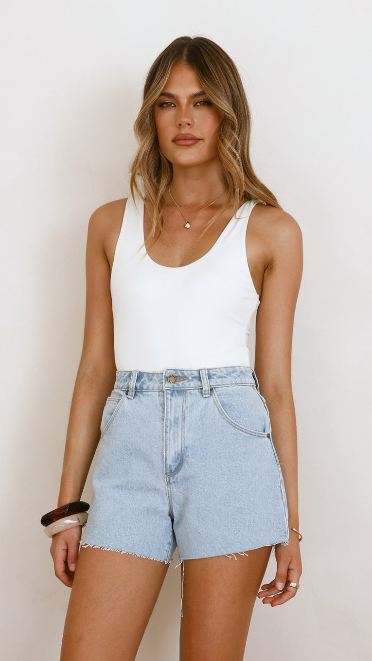 Rollas Mirage Short - Nina Blue Organic