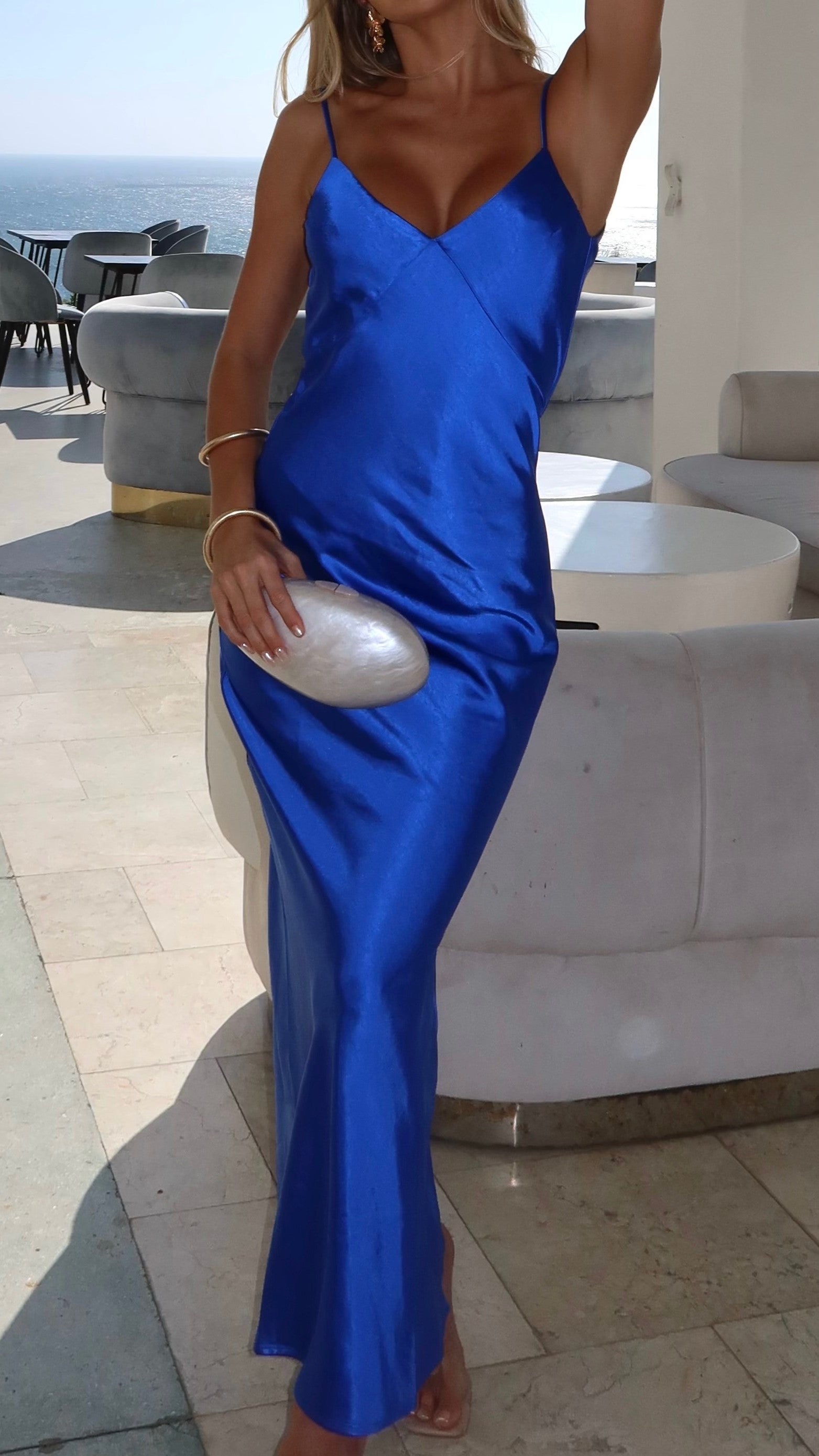 Gisella Maxi Dress - Cobalt Blue