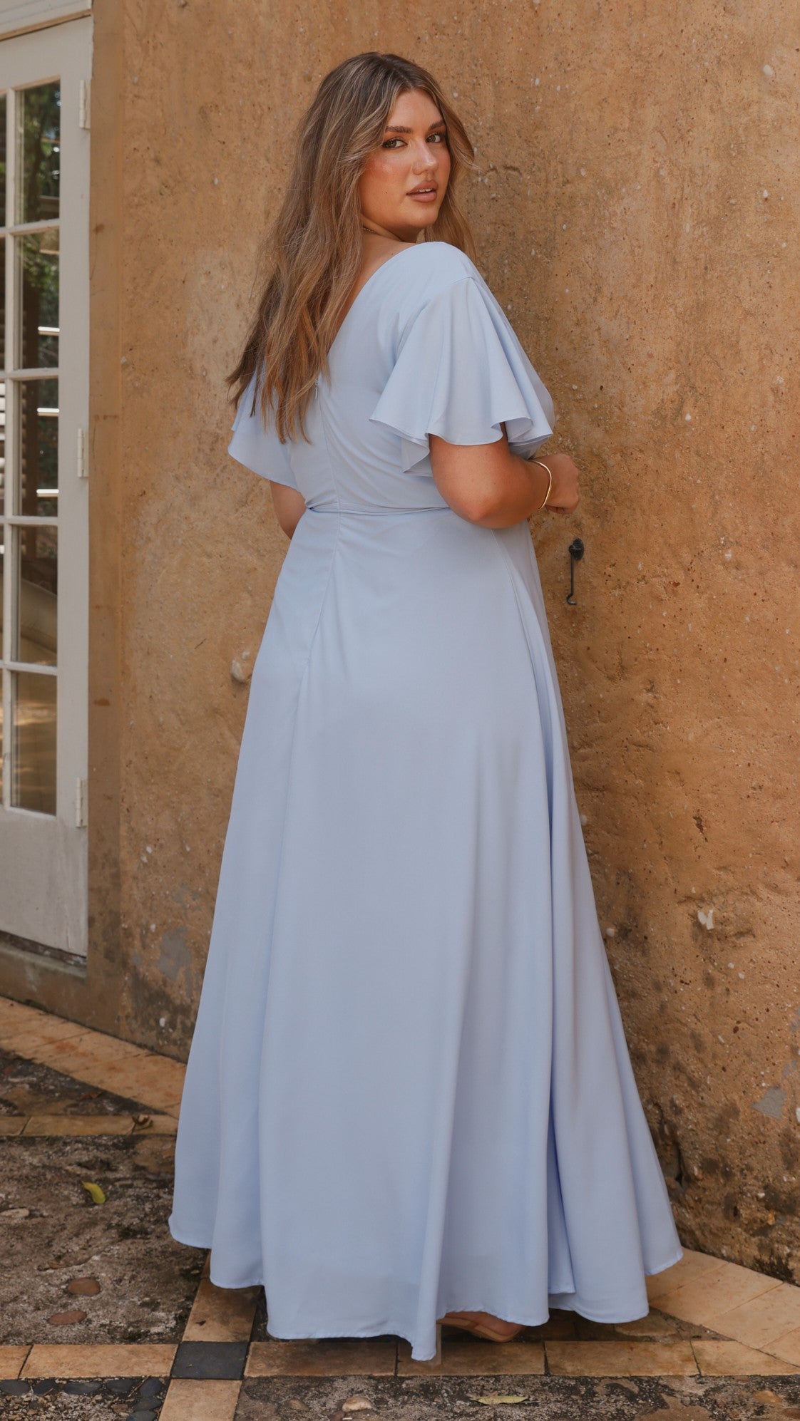 Charlize Maxi Dress - Blue