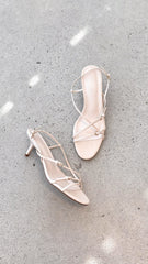 Flossie Heel - Pearl Shine