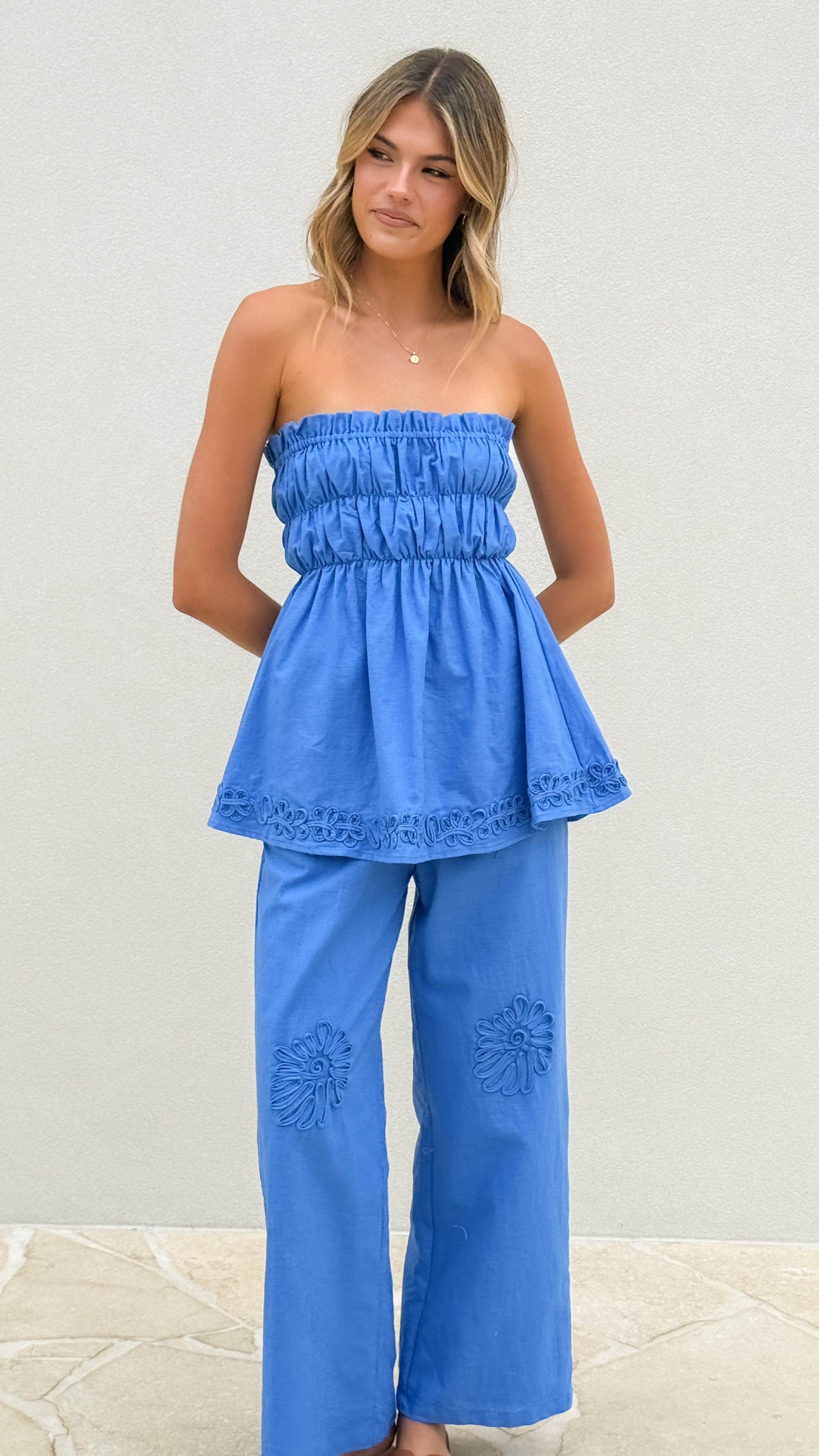 Ines Pants - Marine